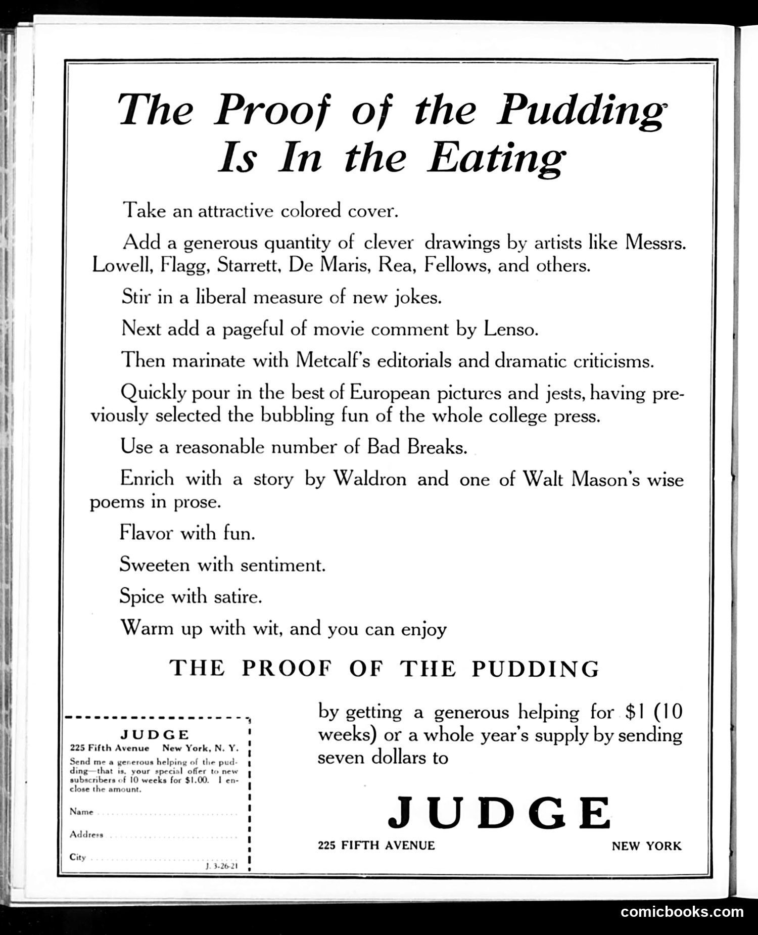 Judge — March 26, 1921 — page 2 of 32