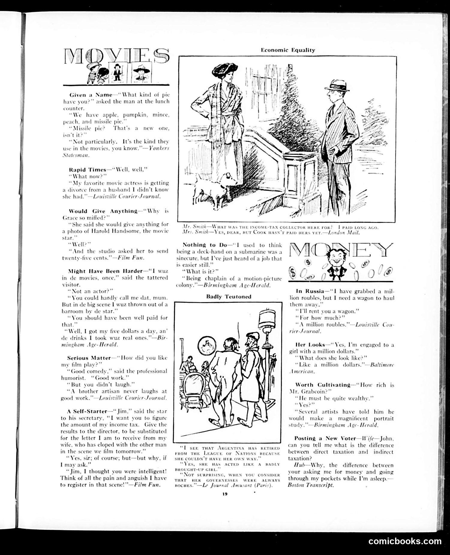 Judge — April 9, 1921 — page 19 of 32