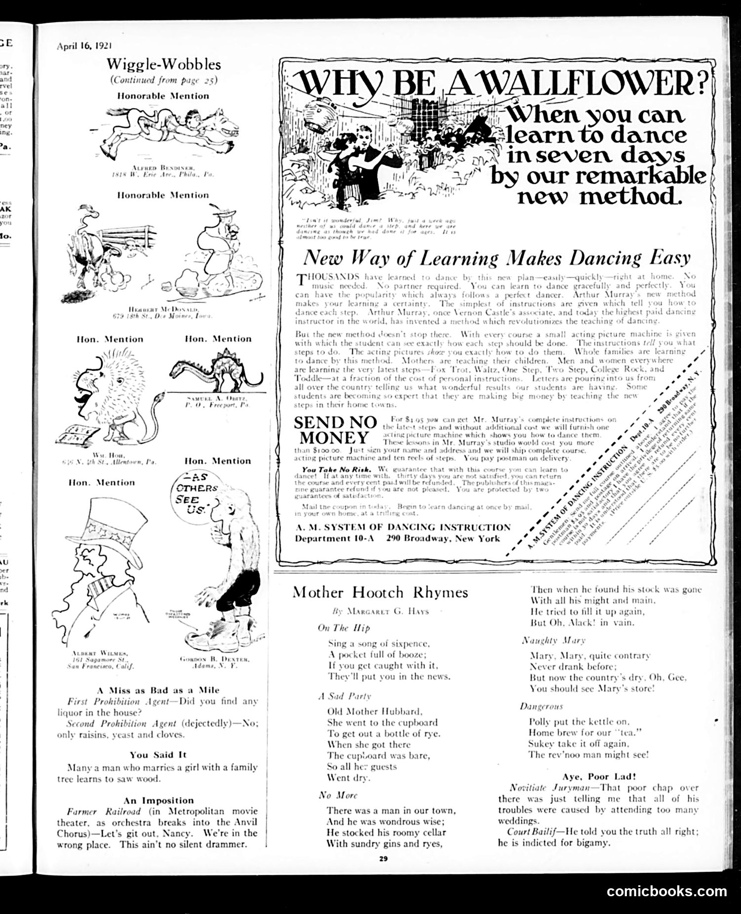 Judge — April 16, 1921 — page 29 of 32