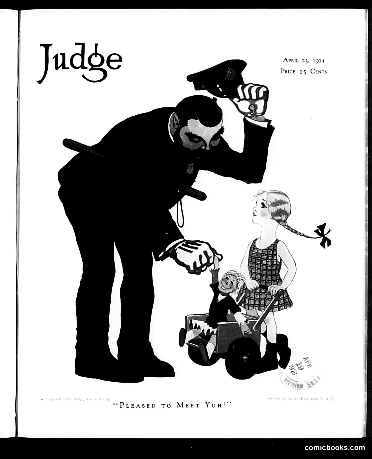 Judge — April 23, 1921