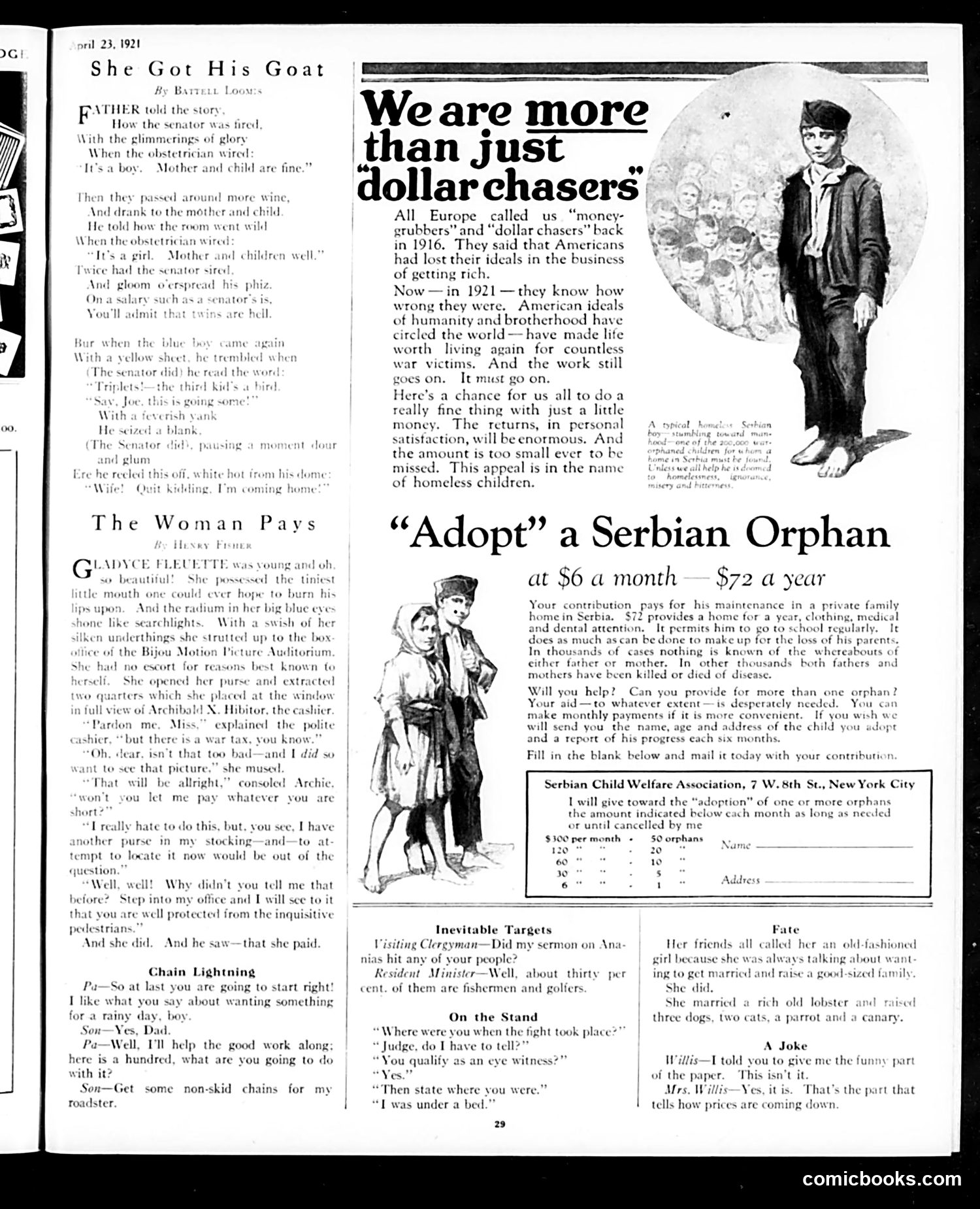 Judge — April 23, 1921 — page 29 of 32
