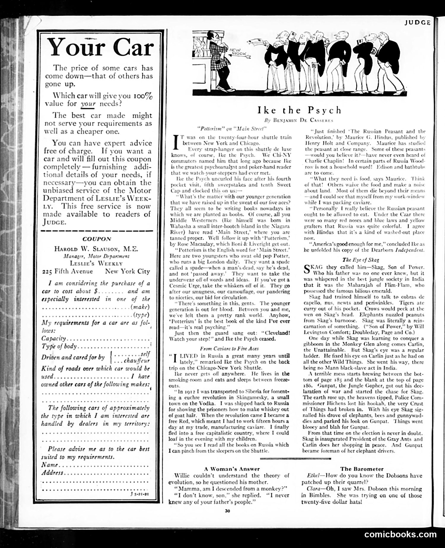 Judge — May 21, 1921 — page 30 of 32