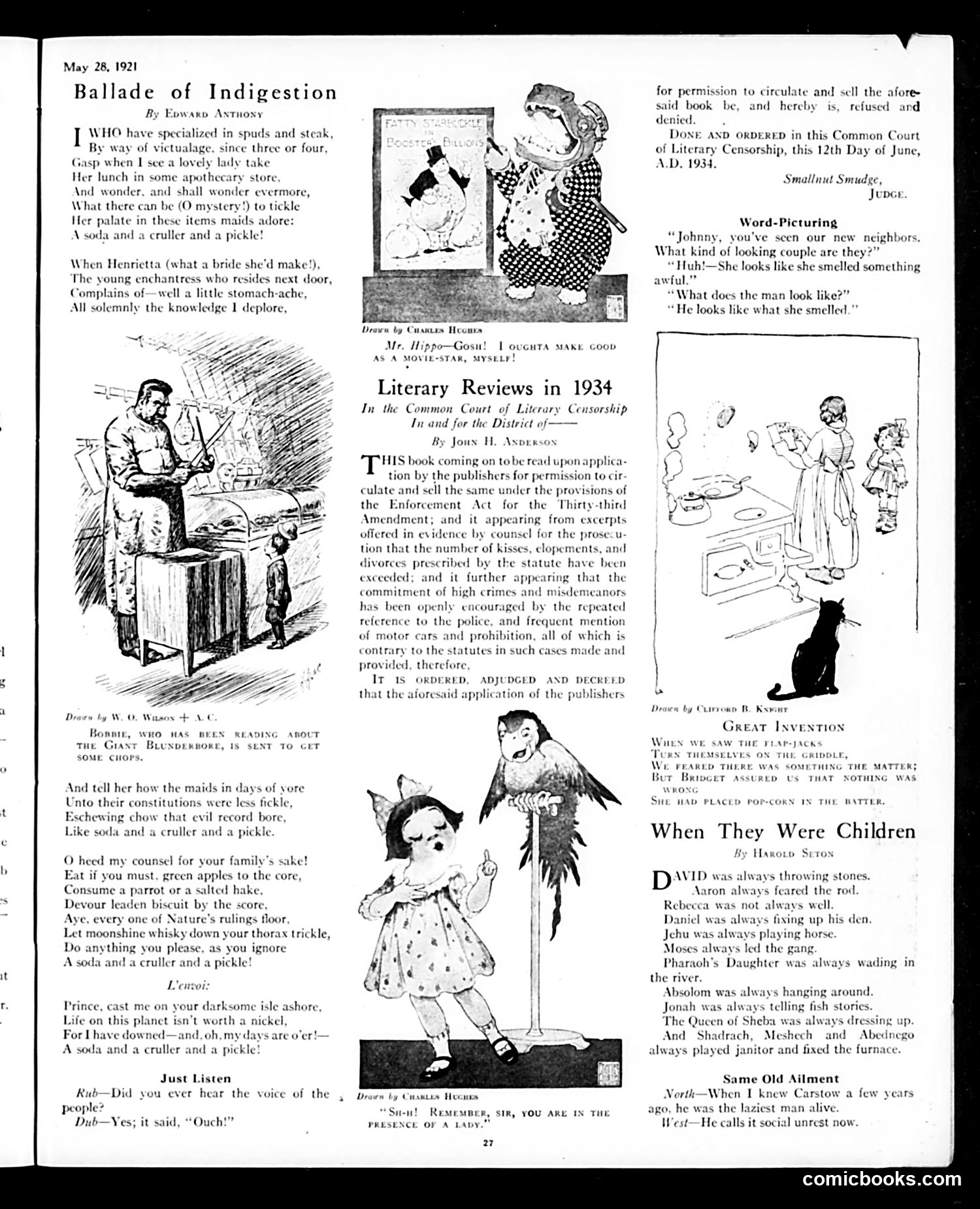 Judge — May 28, 1921 — page 27 of 32