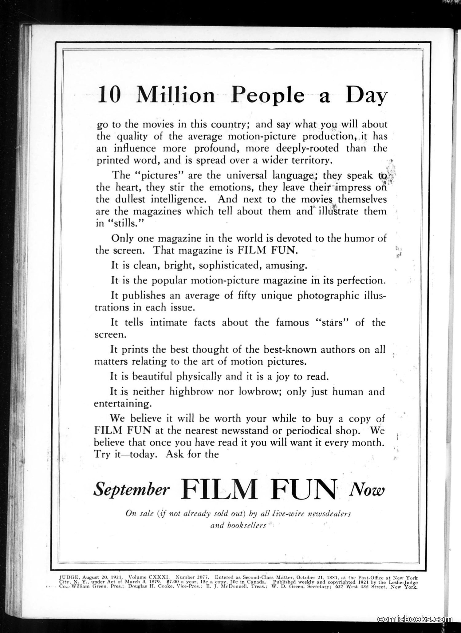 Judge — August 20, 1921 — page 2 of 36