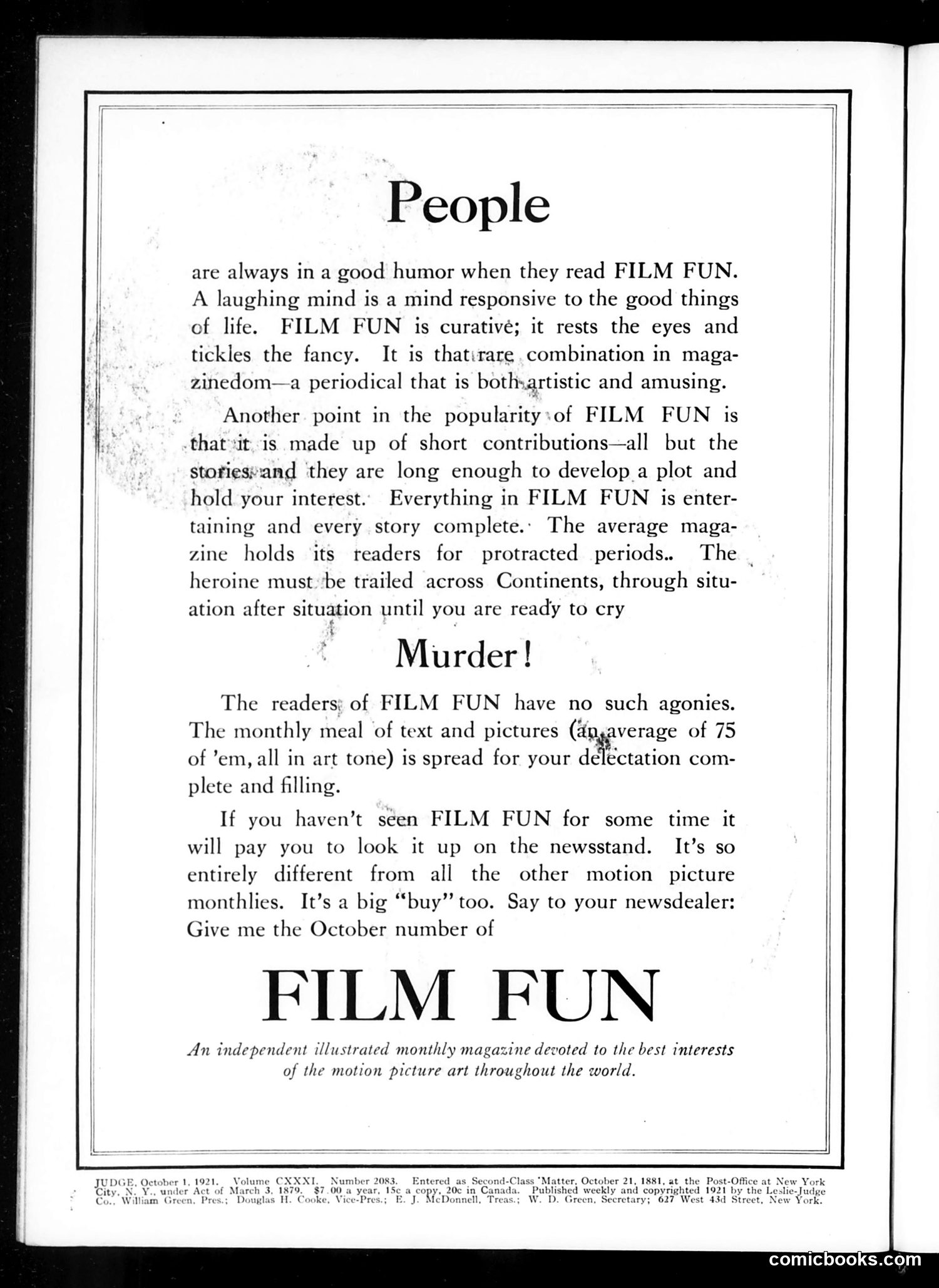 Judge — October 1, 1921 — page 2 of 36