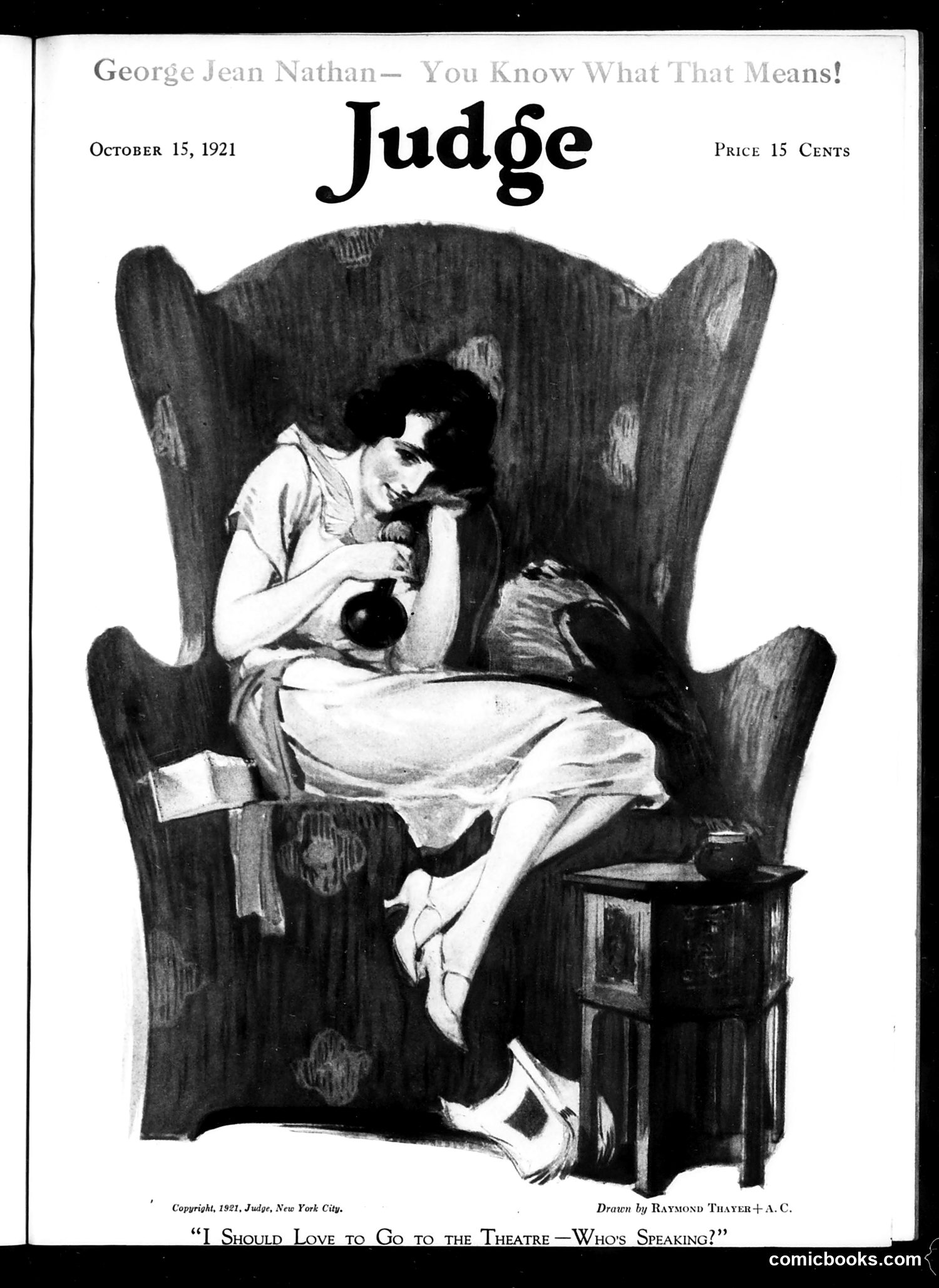 Judge — October 15, 1921