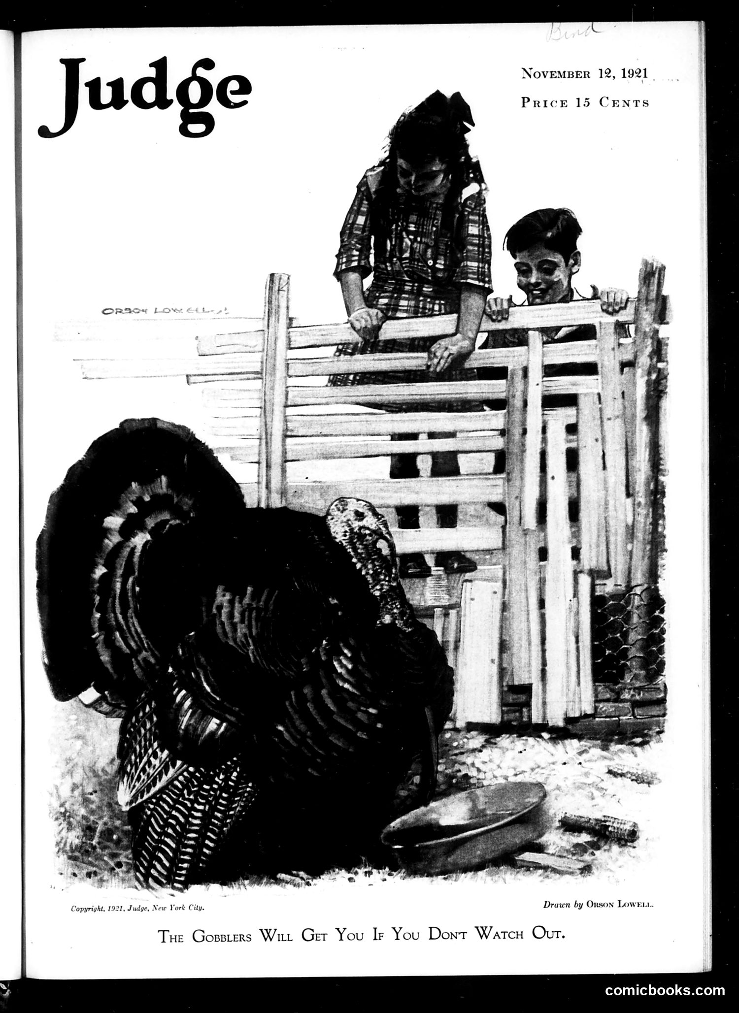 Judge — November 12, 1921