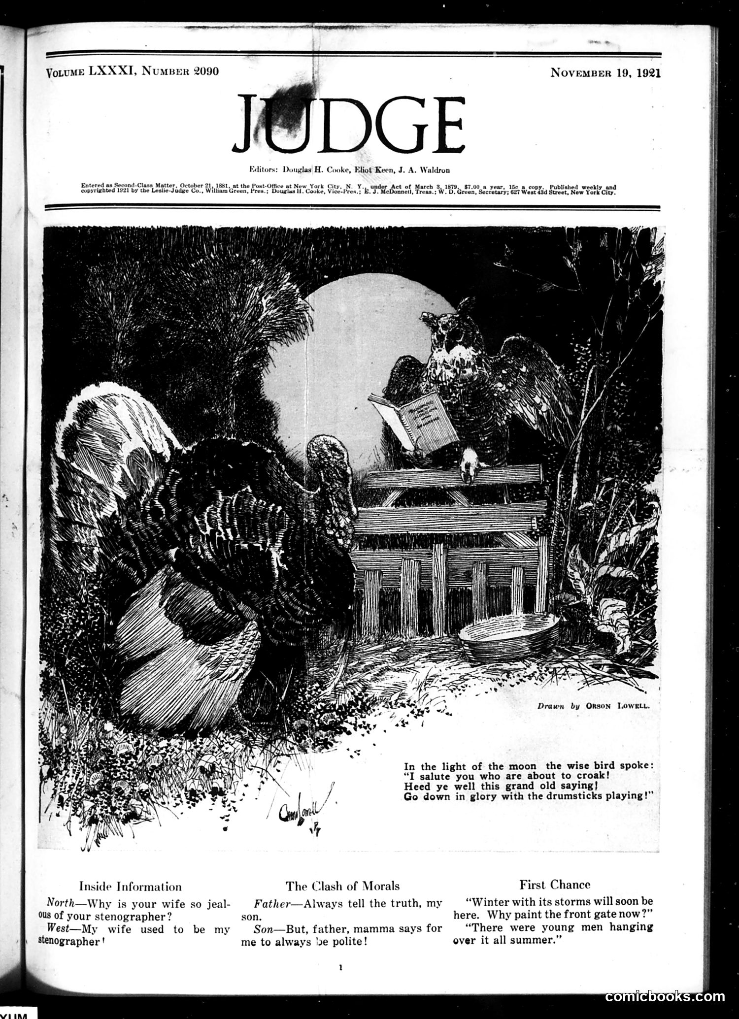 Judge — November 19, 1921 — page 3 of 36
