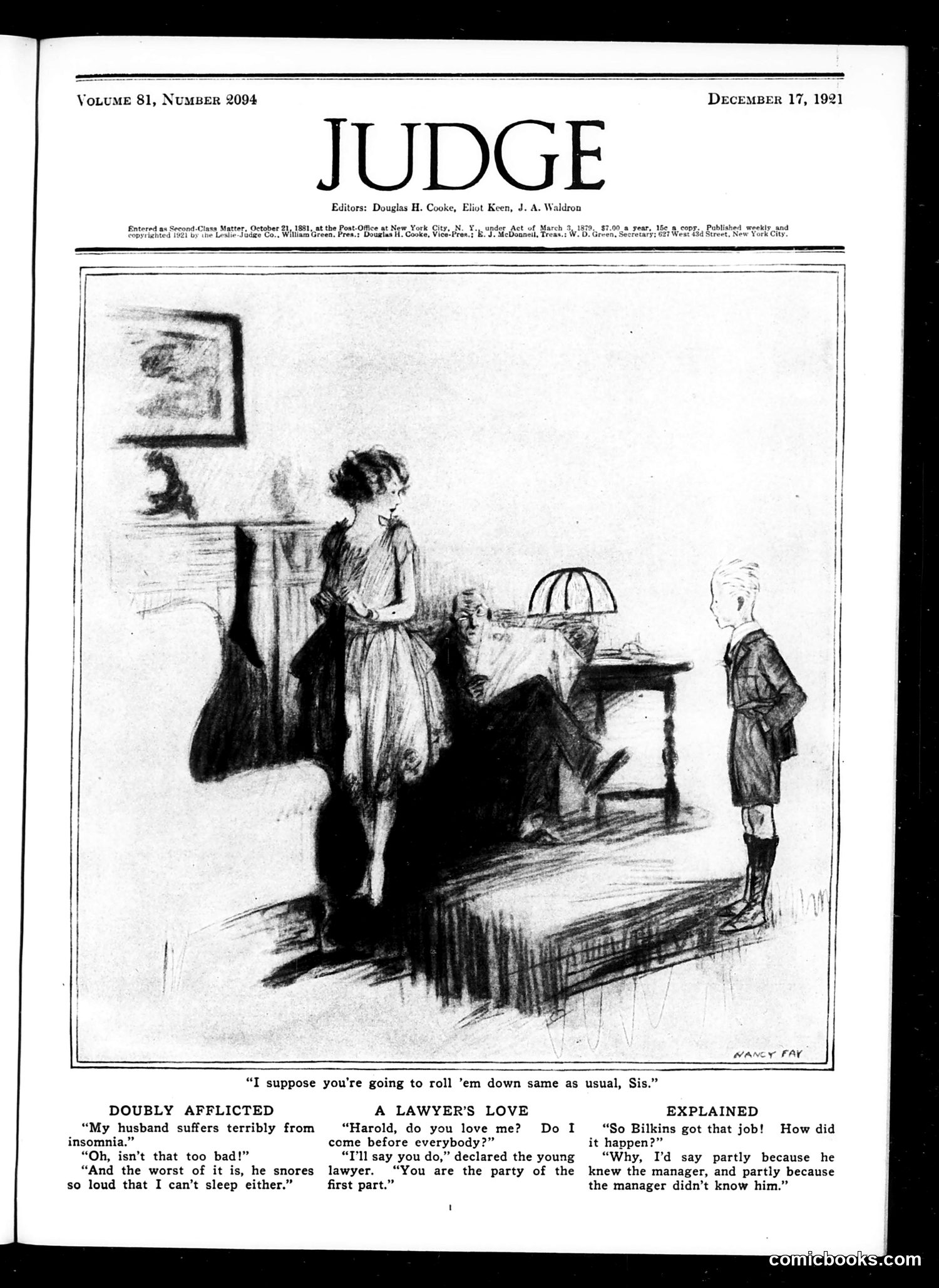 Judge — December 17, 1921 — page 3 of 36