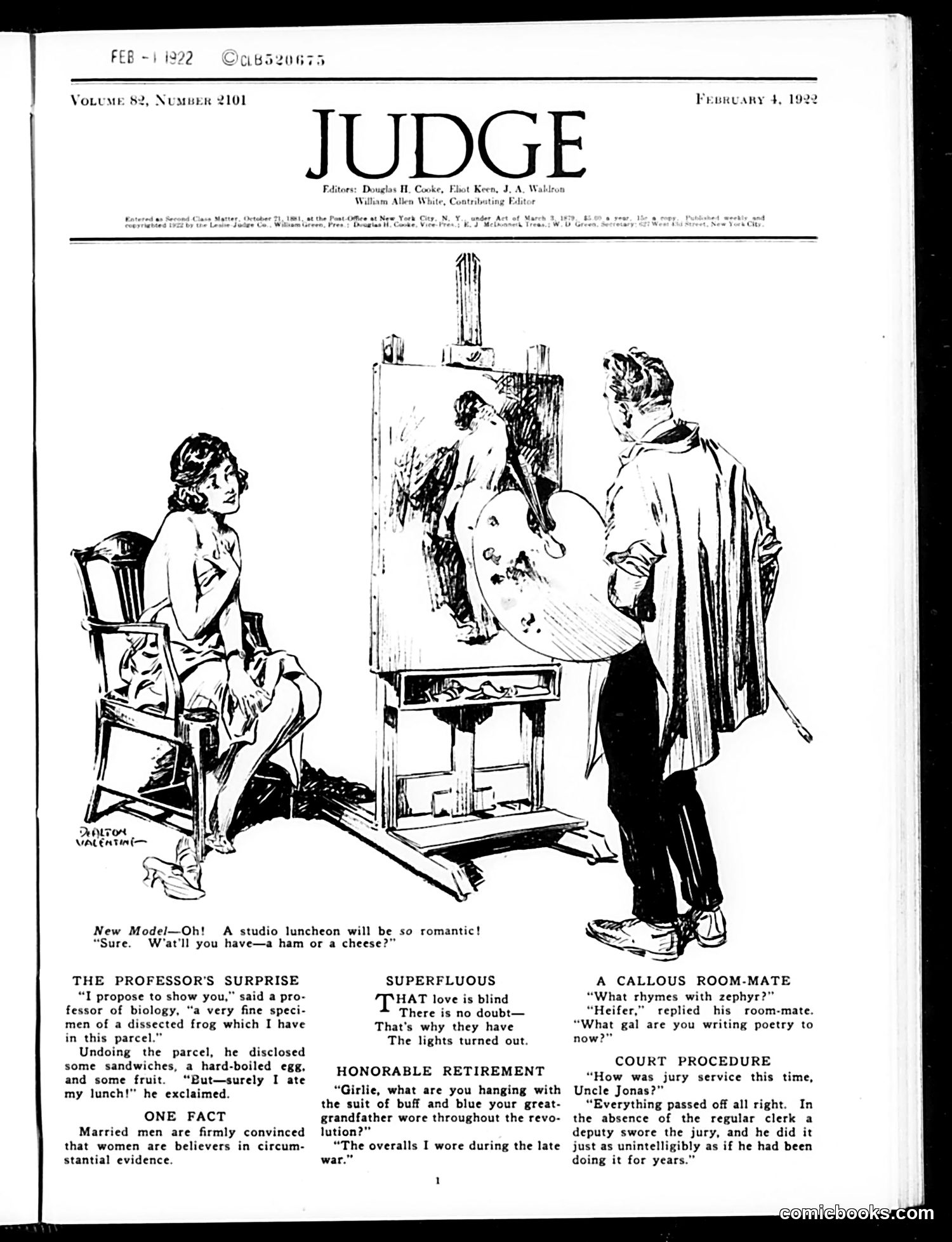 Judge — February 4, 1922 — page 3 of 36