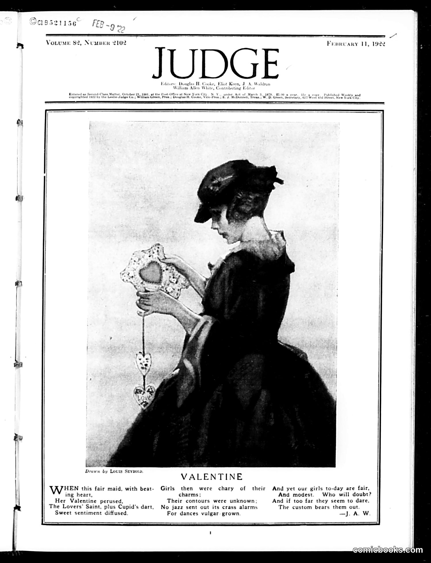Judge — February 11, 1922 — page 3 of 36