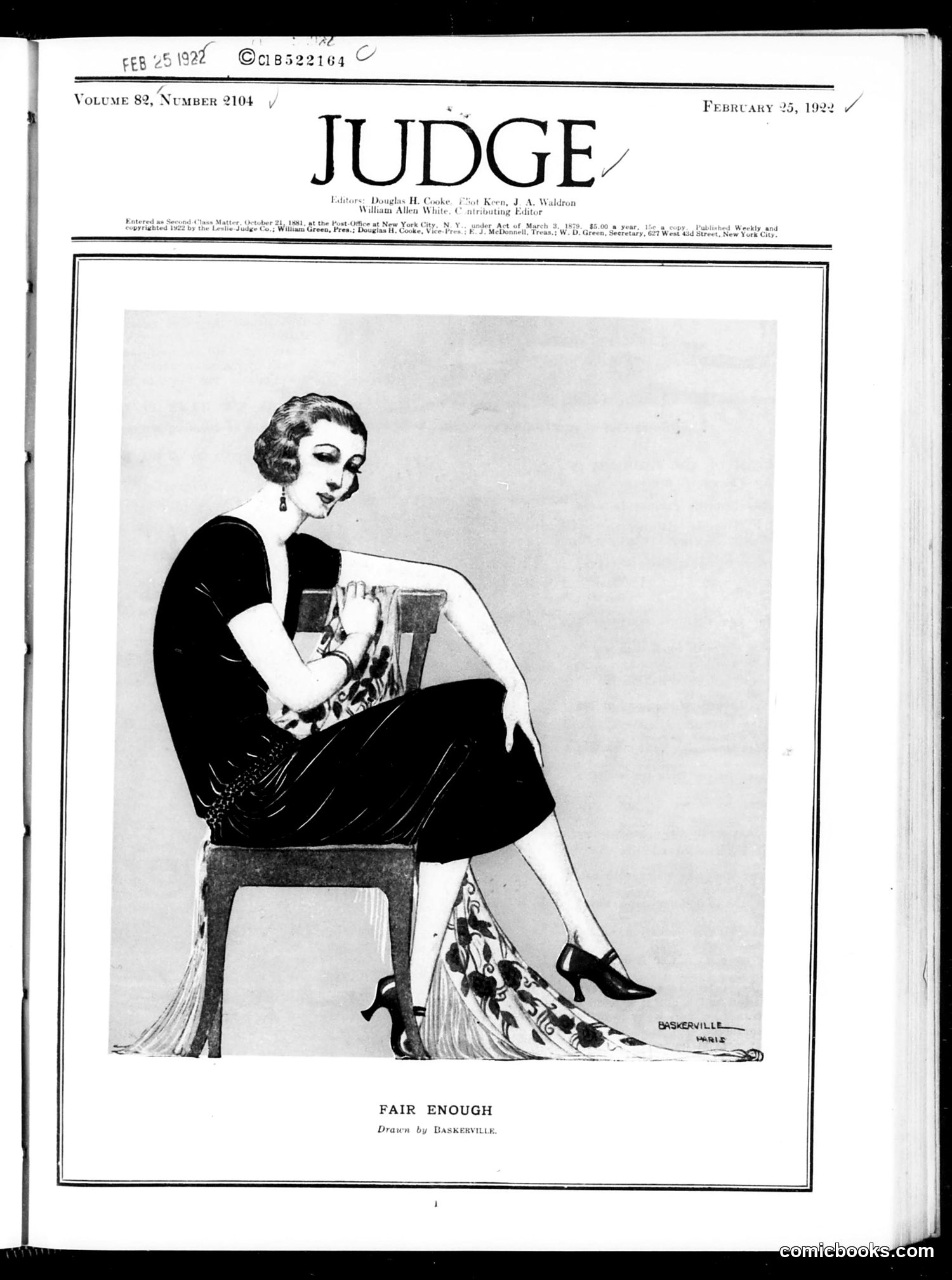 Judge — February 25, 1922 — page 3 of 36