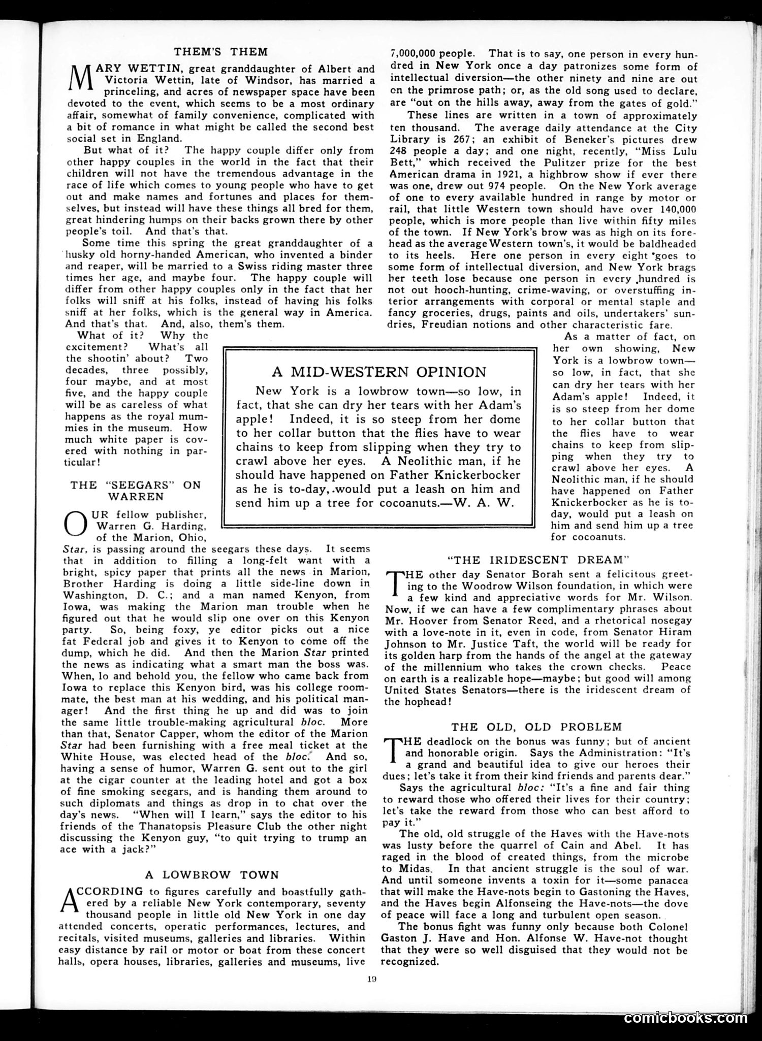 Judge — March 25, 1922 — page 21 of 36