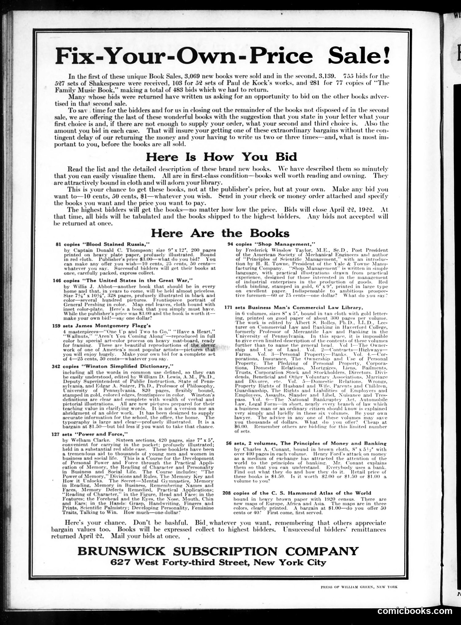 Judge — April 8, 1922 — page 36 of 36