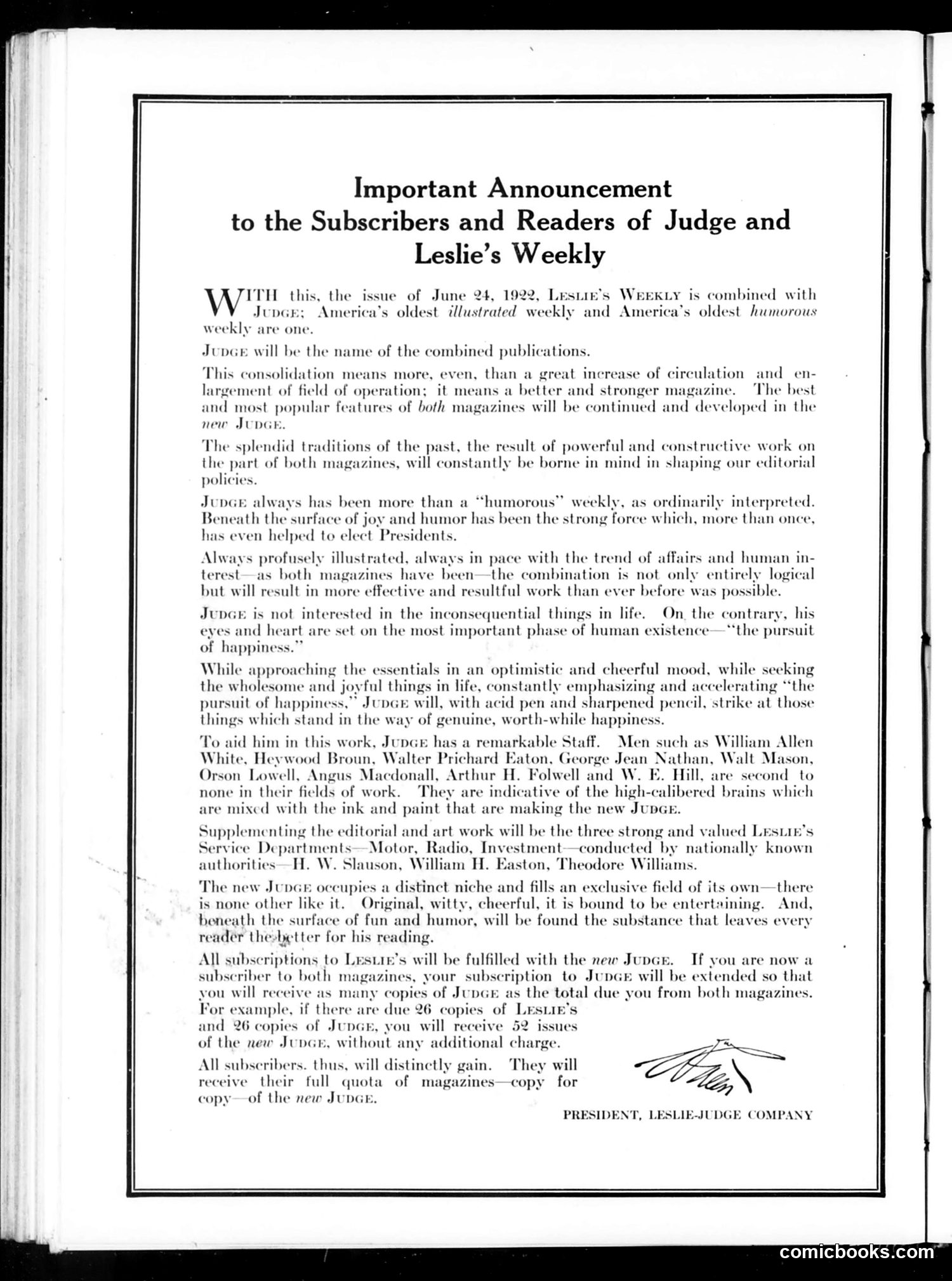 Judge — June 24, 1922 — page 2 of 37