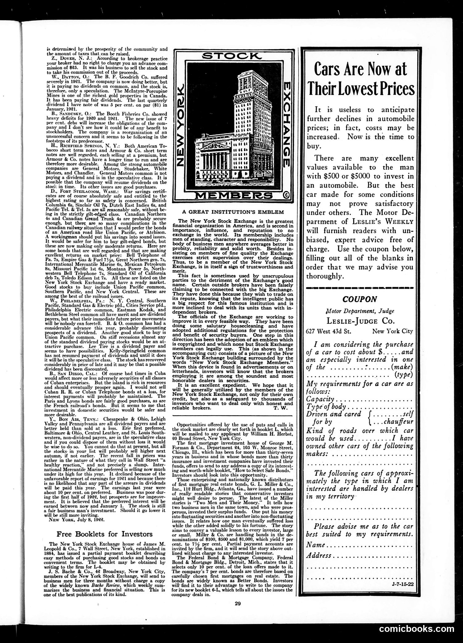 Judge — July 15, 1922 — page 31 of 36