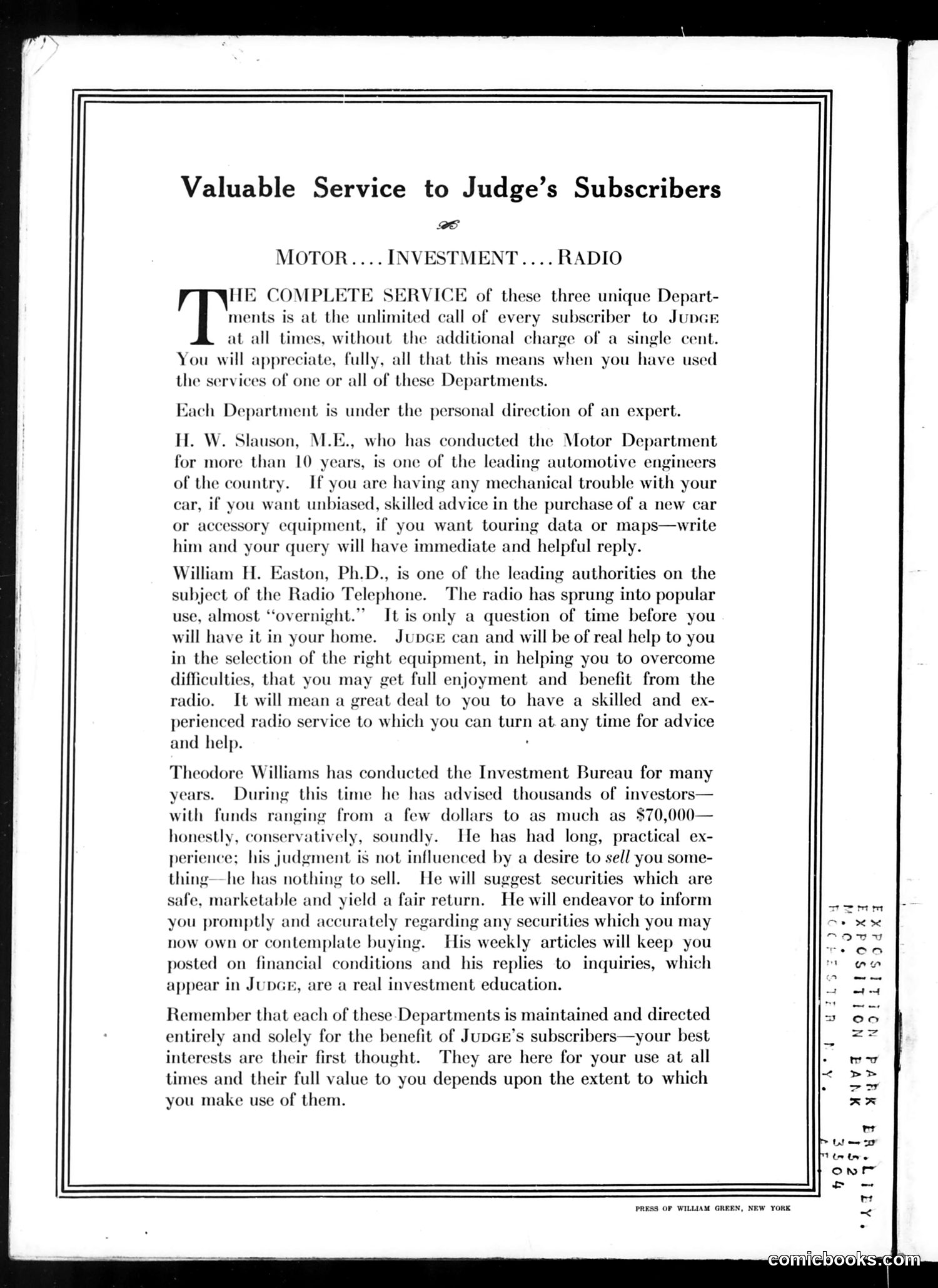 Judge — July 22, 1922 — page 36 of 36