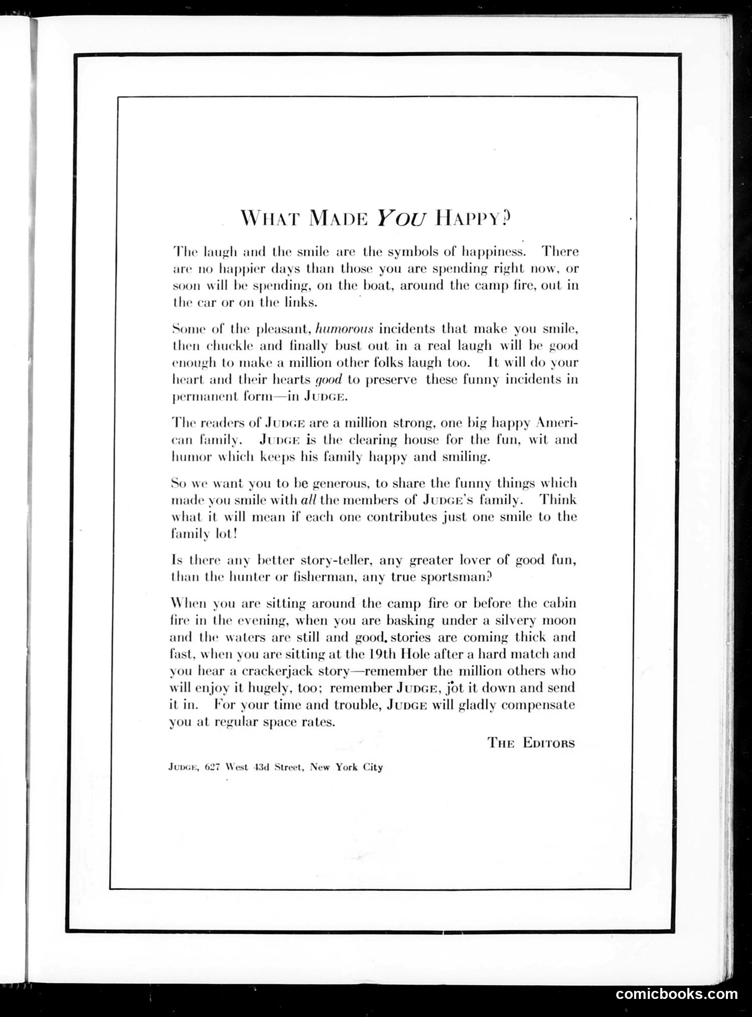 Judge — July 29, 1922 — page 35 of 36