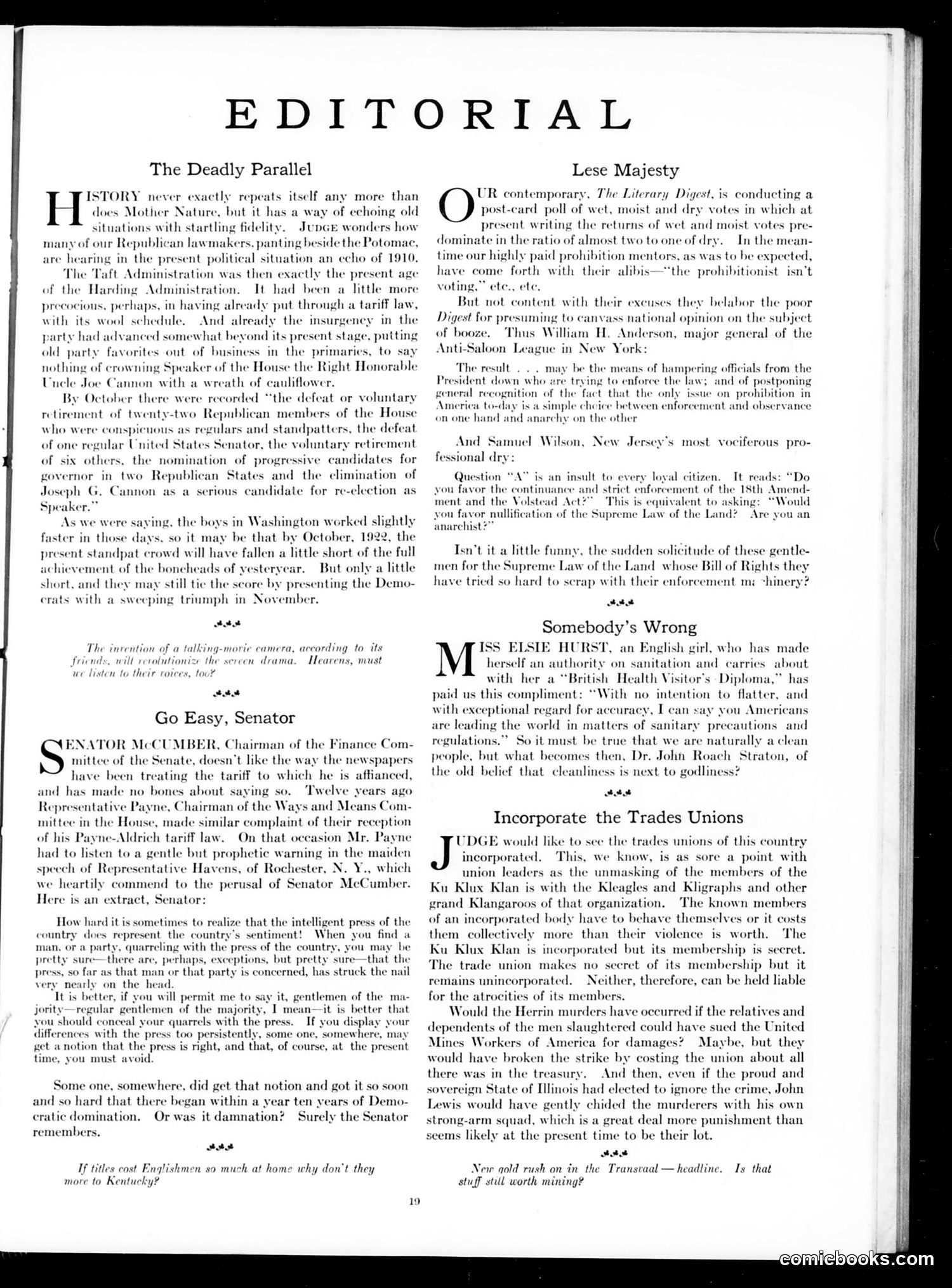 Judge — August 19, 1922 — page 21 of 36