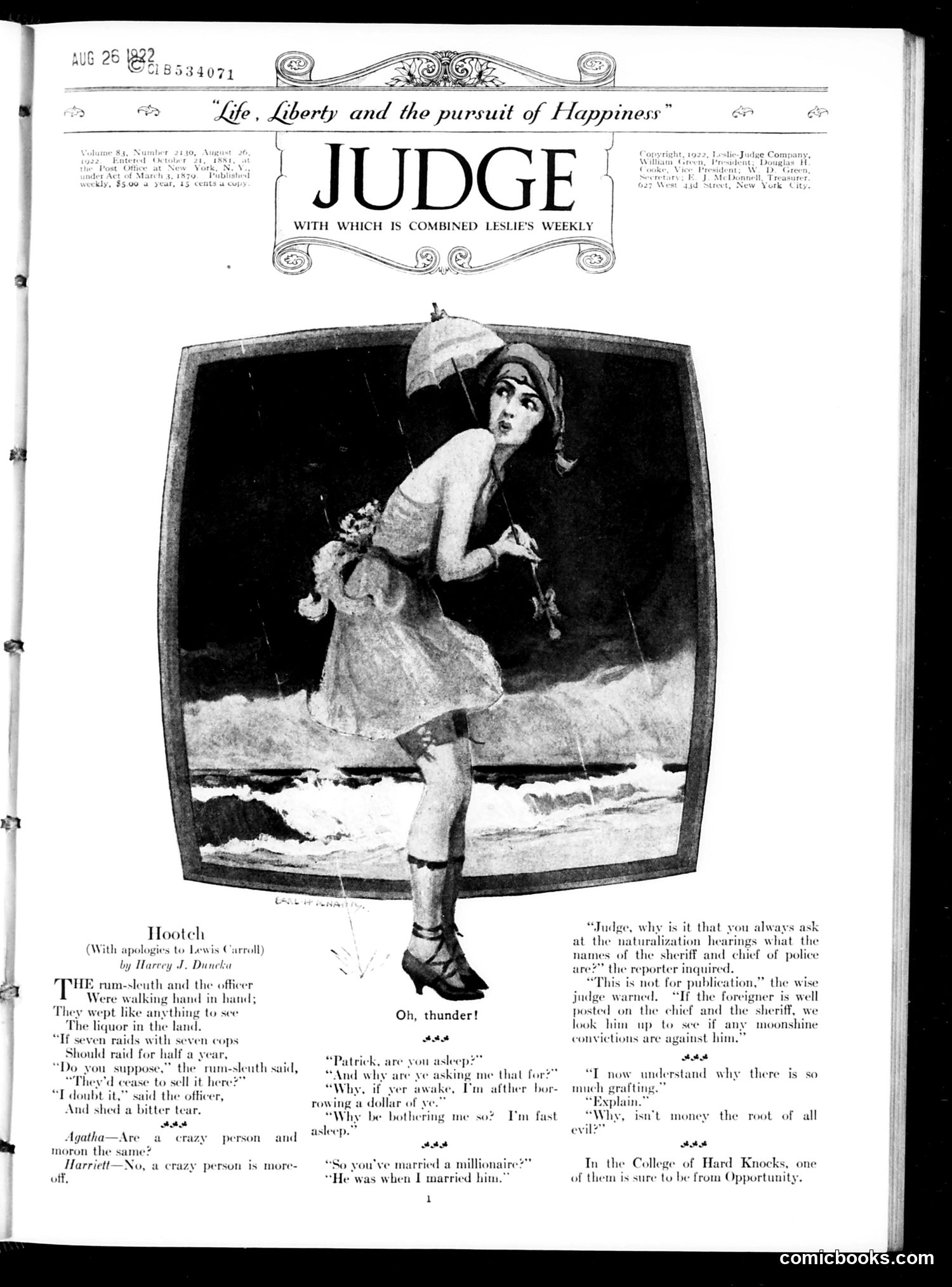 Judge — August 26, 1922 — page 3 of 36