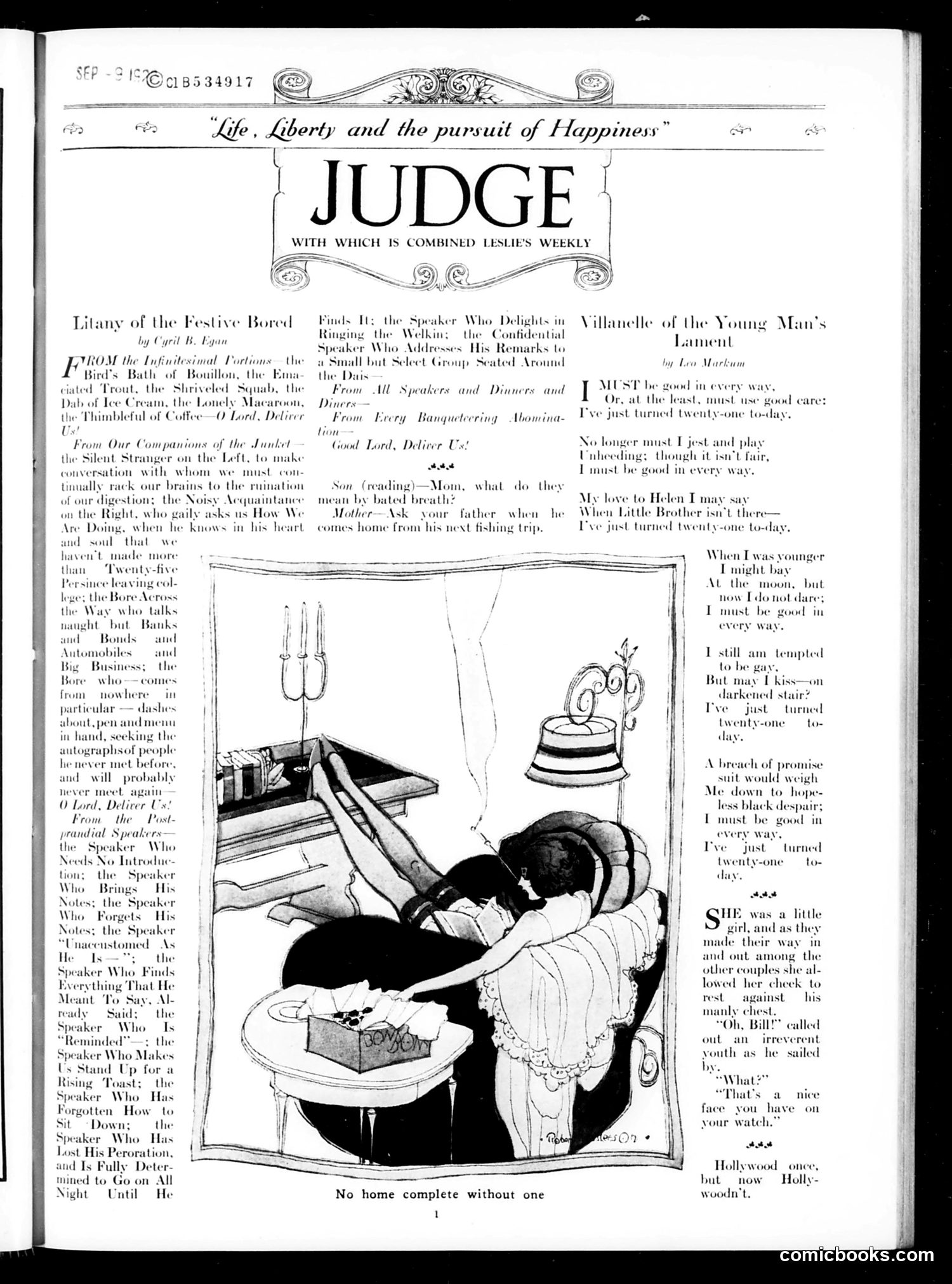 Judge — September 9, 1922 — page 3 of 36