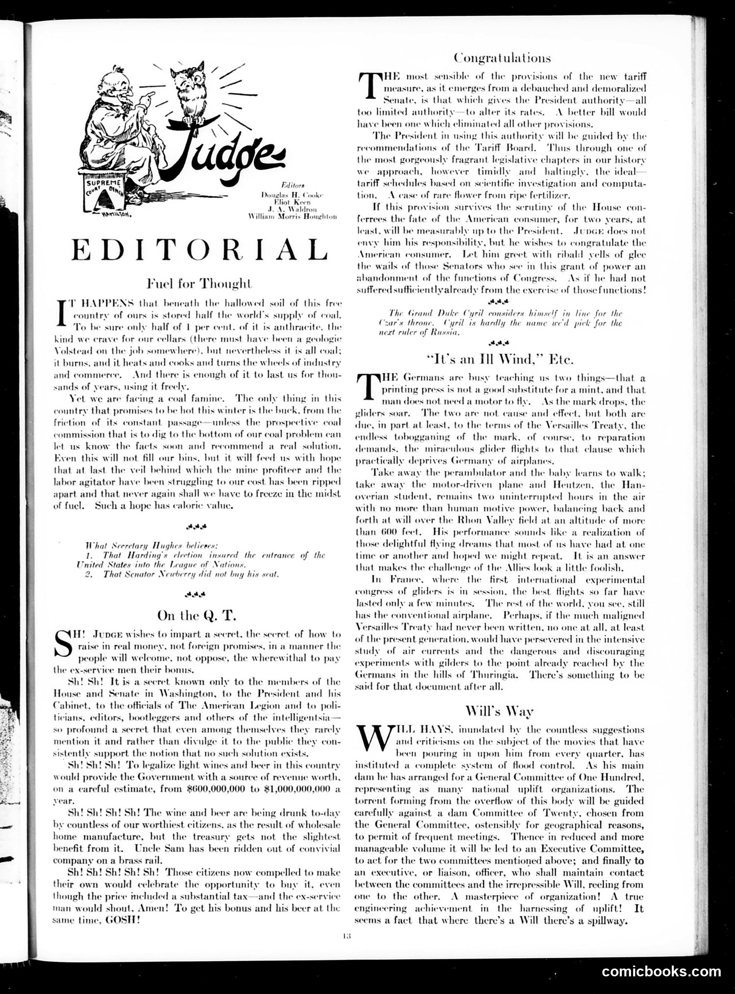 Judge — September 9, 1922 — page 15 of 36