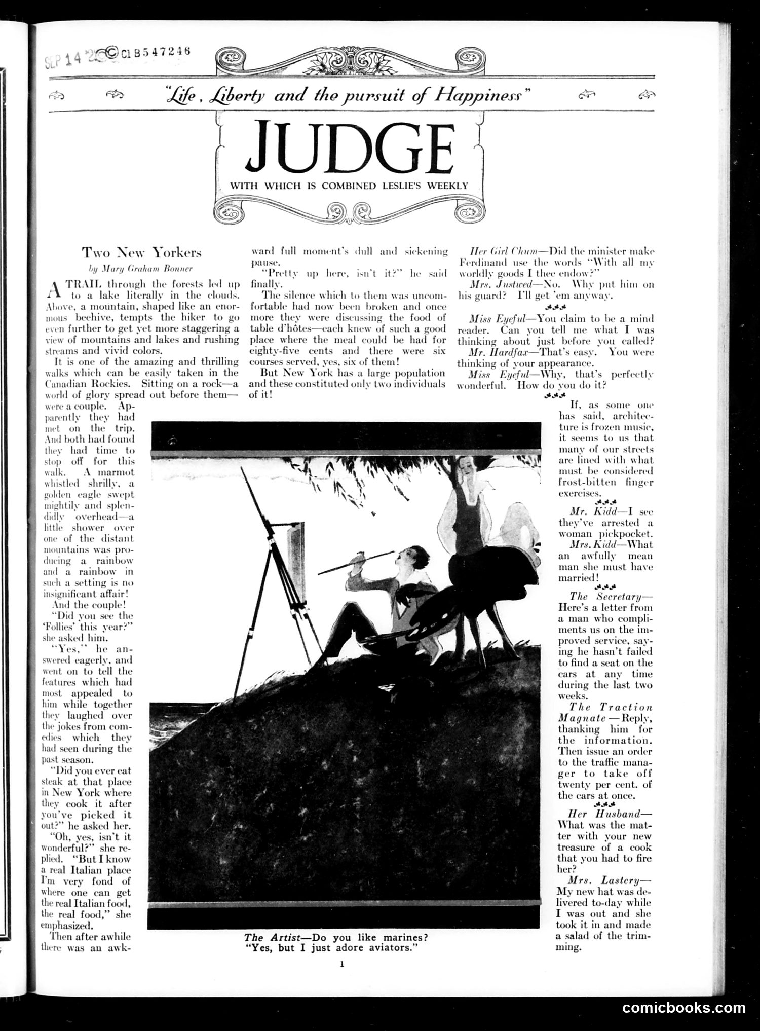 Judge — September 16, 1922 — page 3 of 36