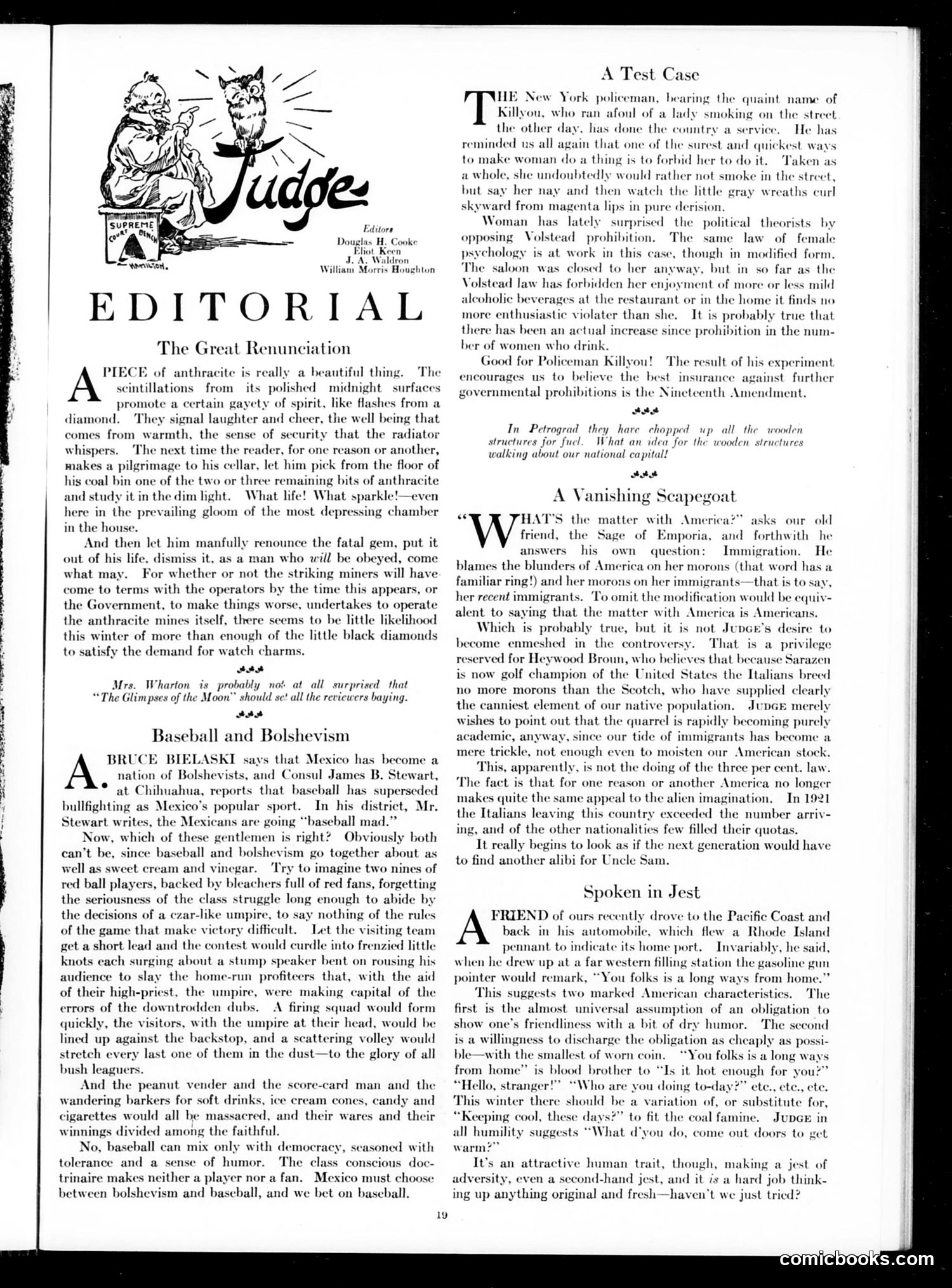 Judge — September 16, 1922 — page 21 of 36