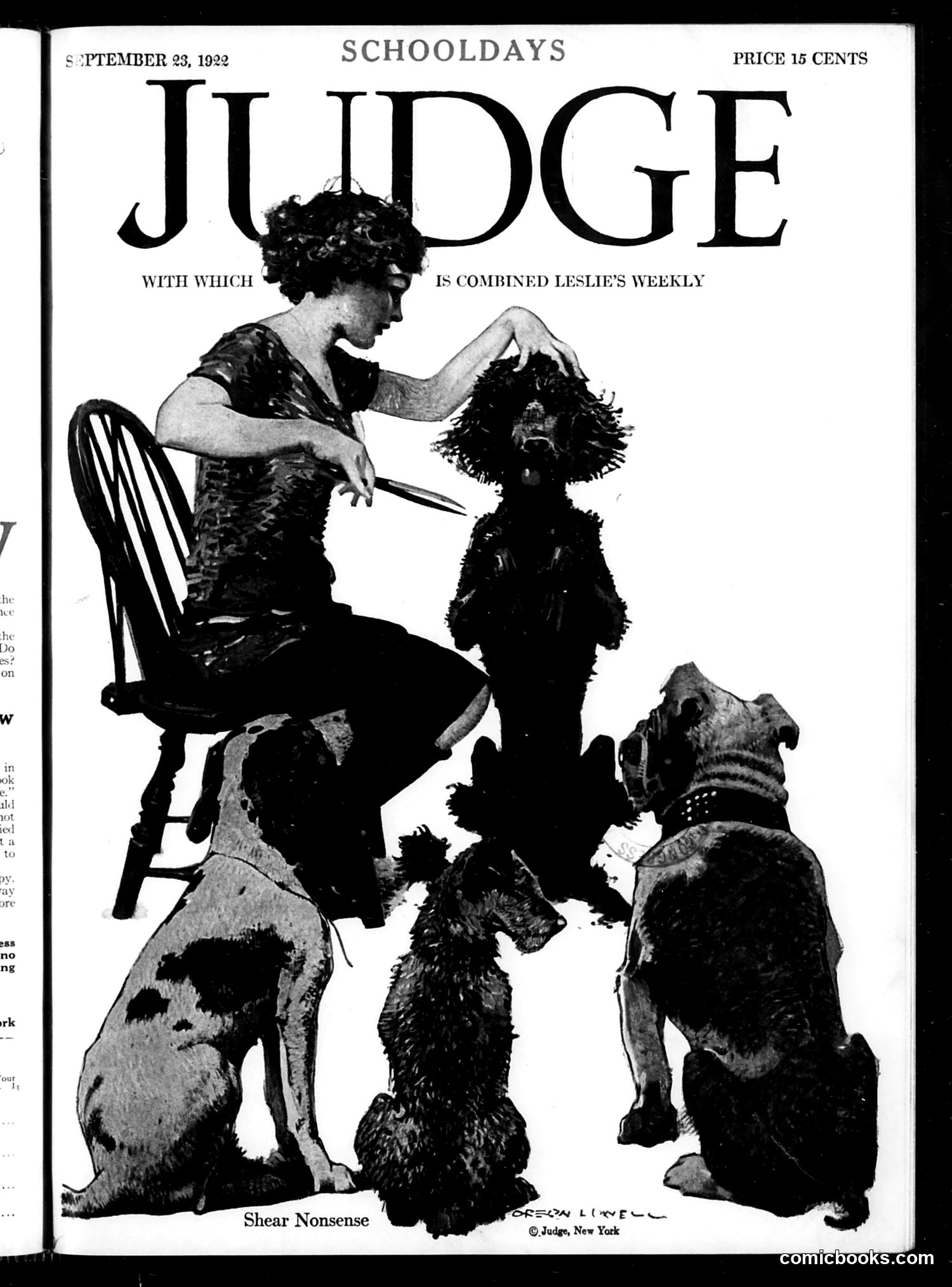 Judge — September 23, 1922