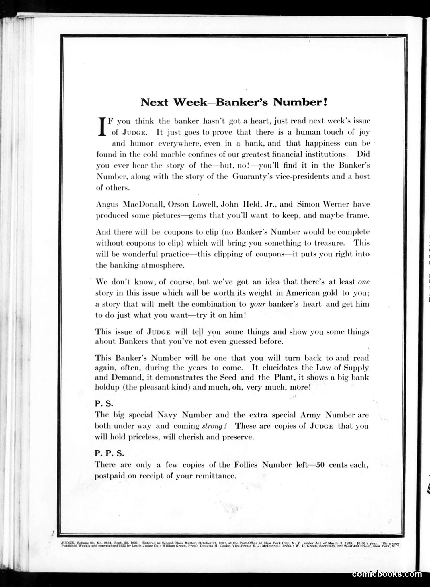 Judge — September 23, 1922 — page 2 of 36