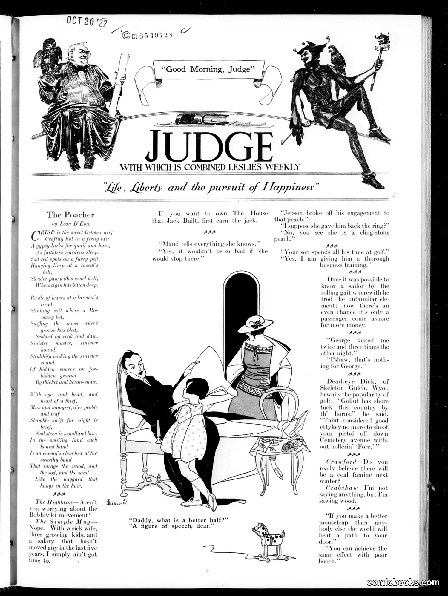 Judge — October 21, 1922 — page 3 of 36