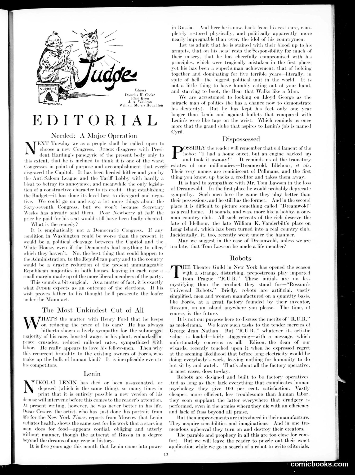 Judge — November 4, 1922 — page 15 of 36