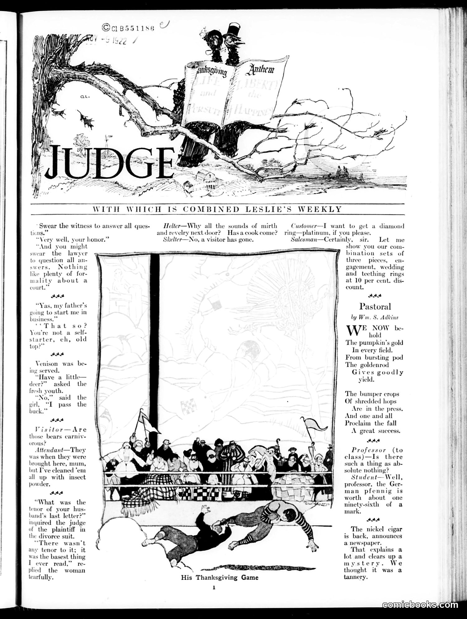 Judge — November 11, 1922 — page 3 of 36