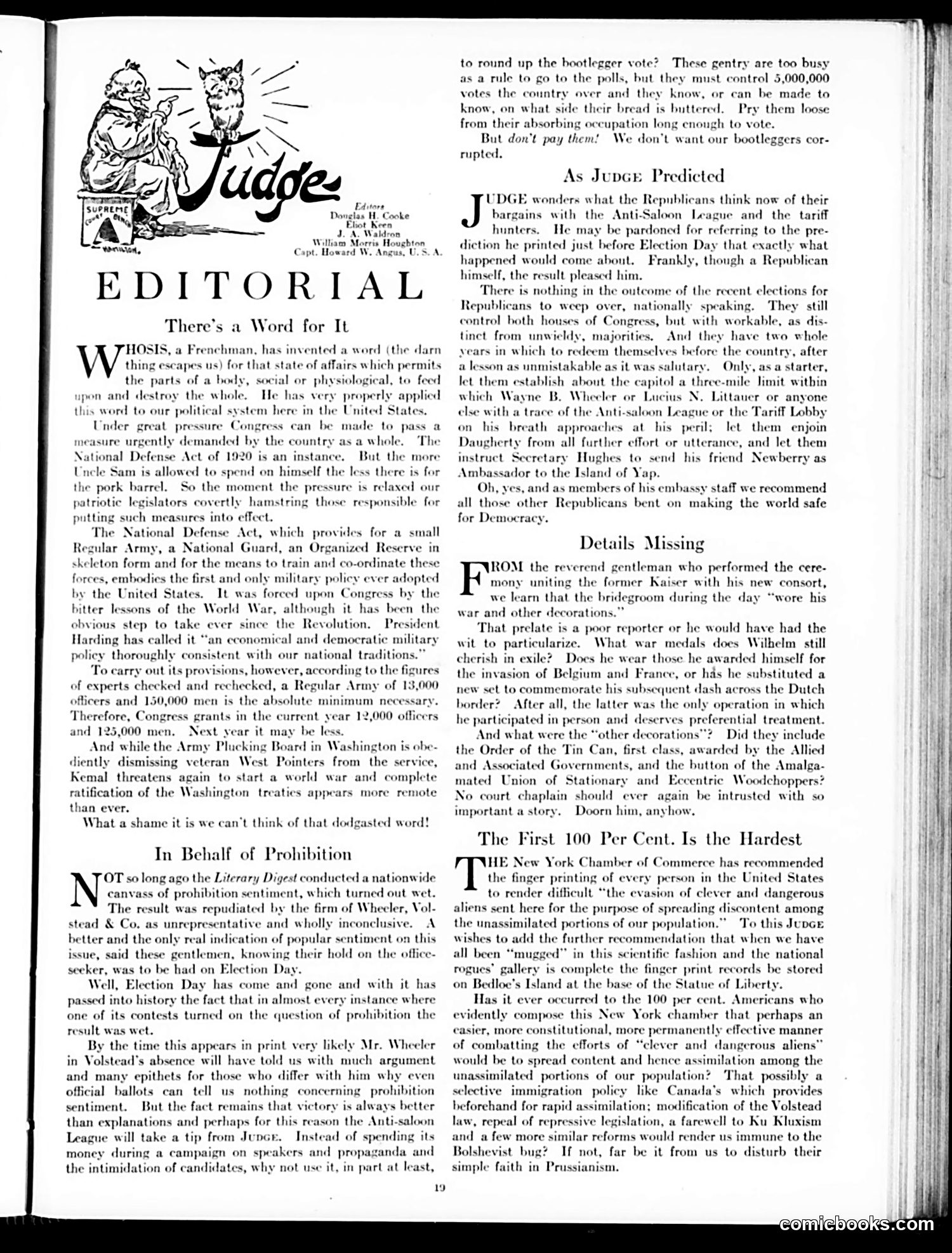Judge — November 25, 1922 — page 21 of 36