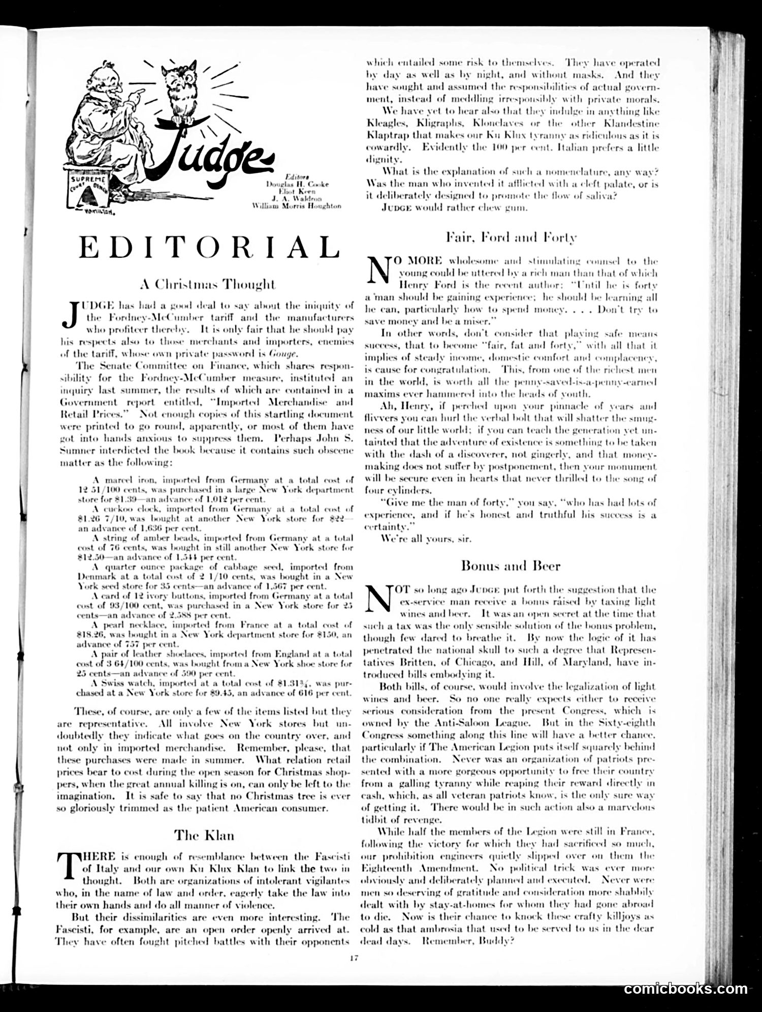 Judge — December 9, 1922 — page 19 of 36