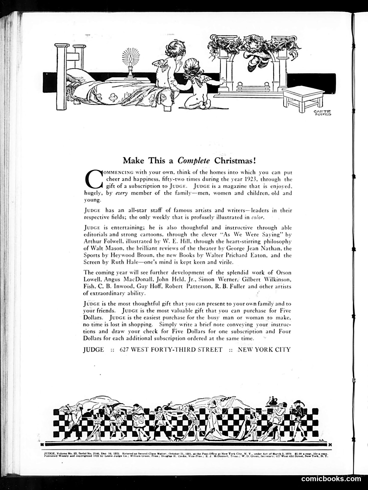 Judge — December 16, 1922 — page 2 of 36