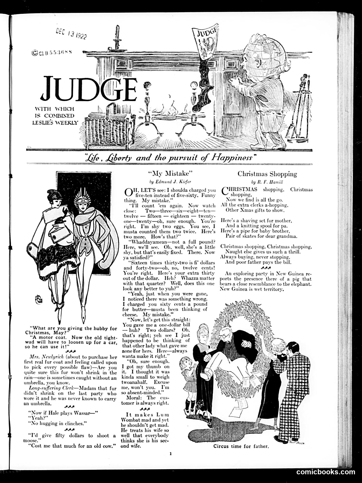 Judge — December 16, 1922 — page 3 of 36