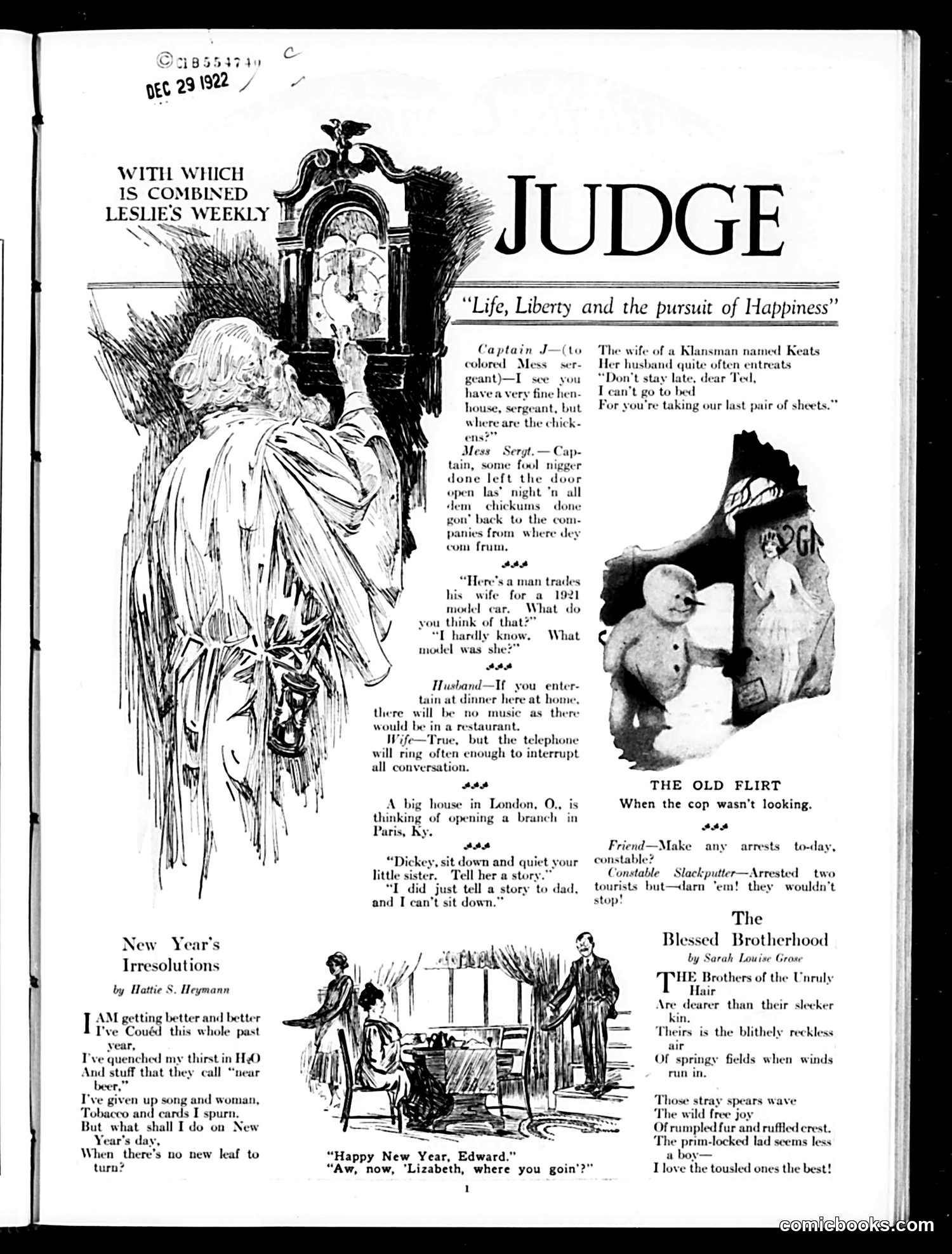 Judge — December 30, 1922 — page 3 of 37