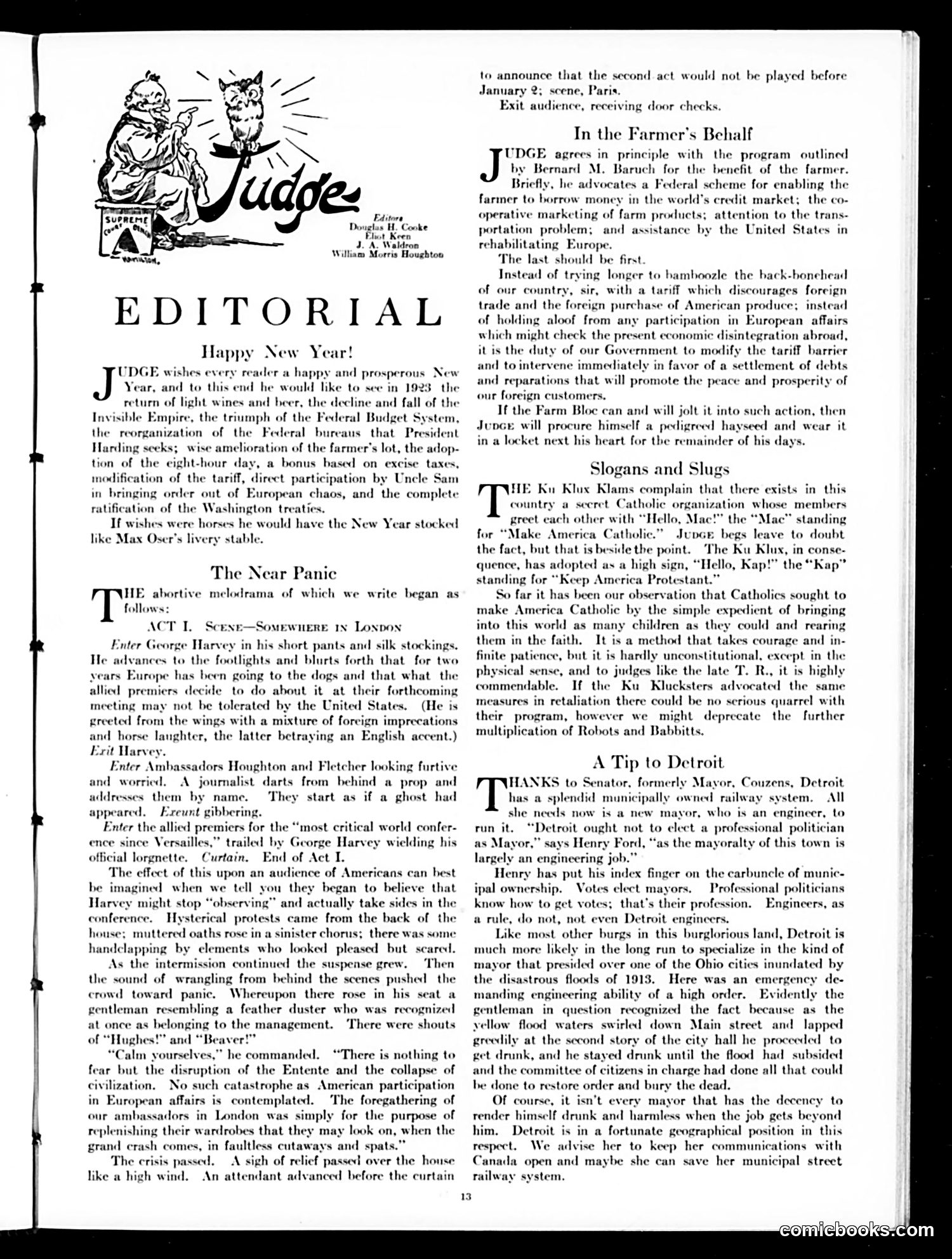 Judge — December 30, 1922 — page 15 of 37