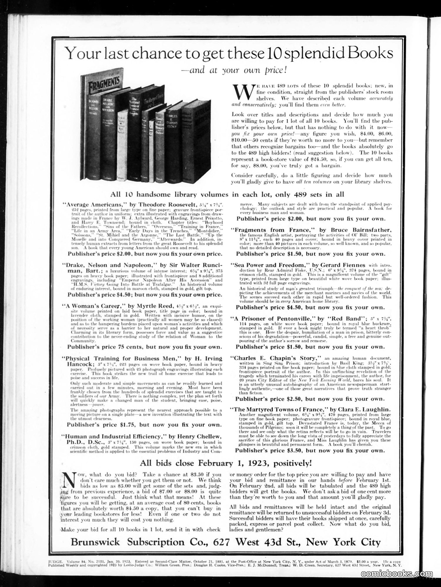 Judge — January 20, 1923 — page 2 of 36