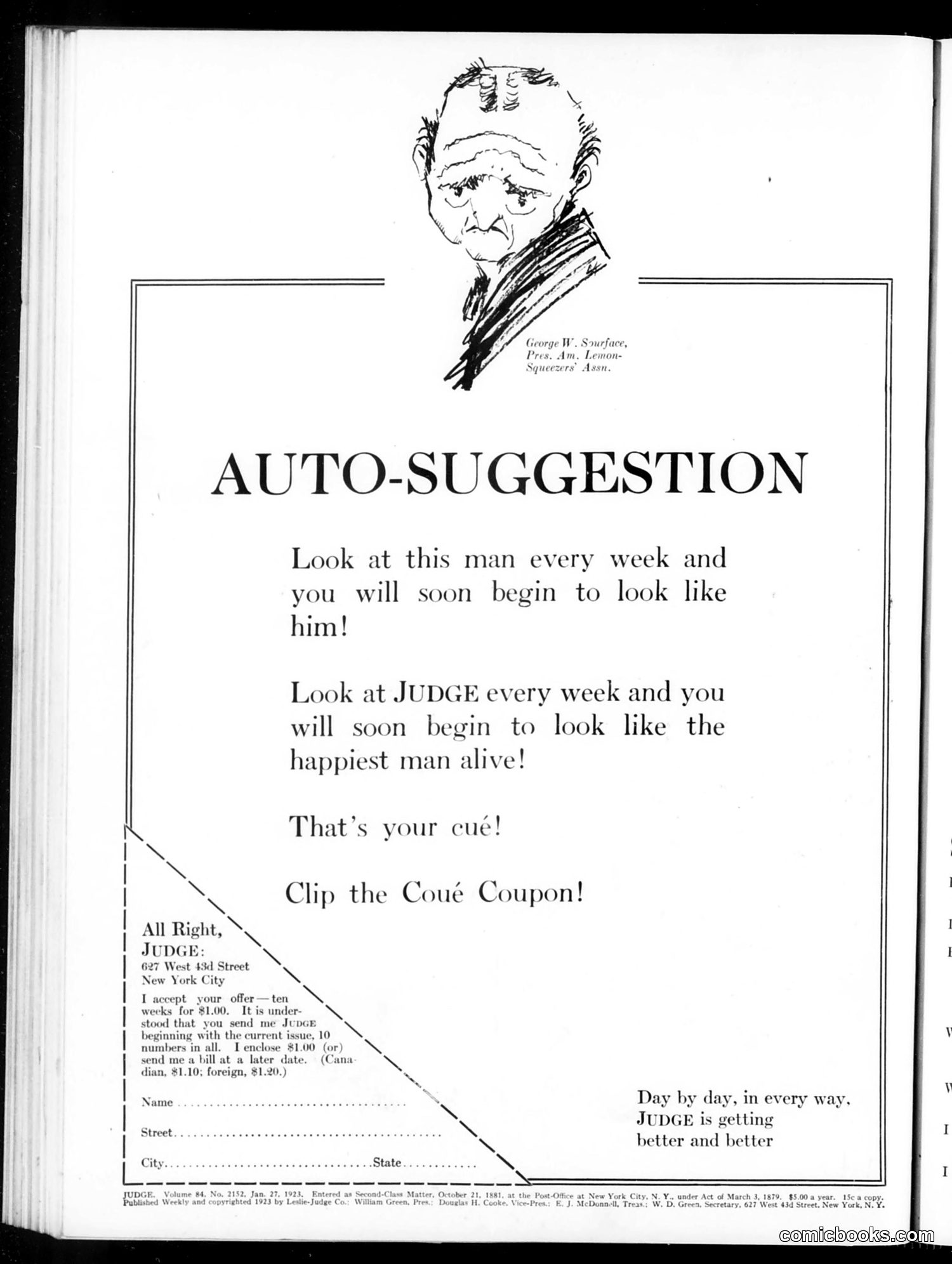 Judge — January 27, 1923 — page 2 of 36