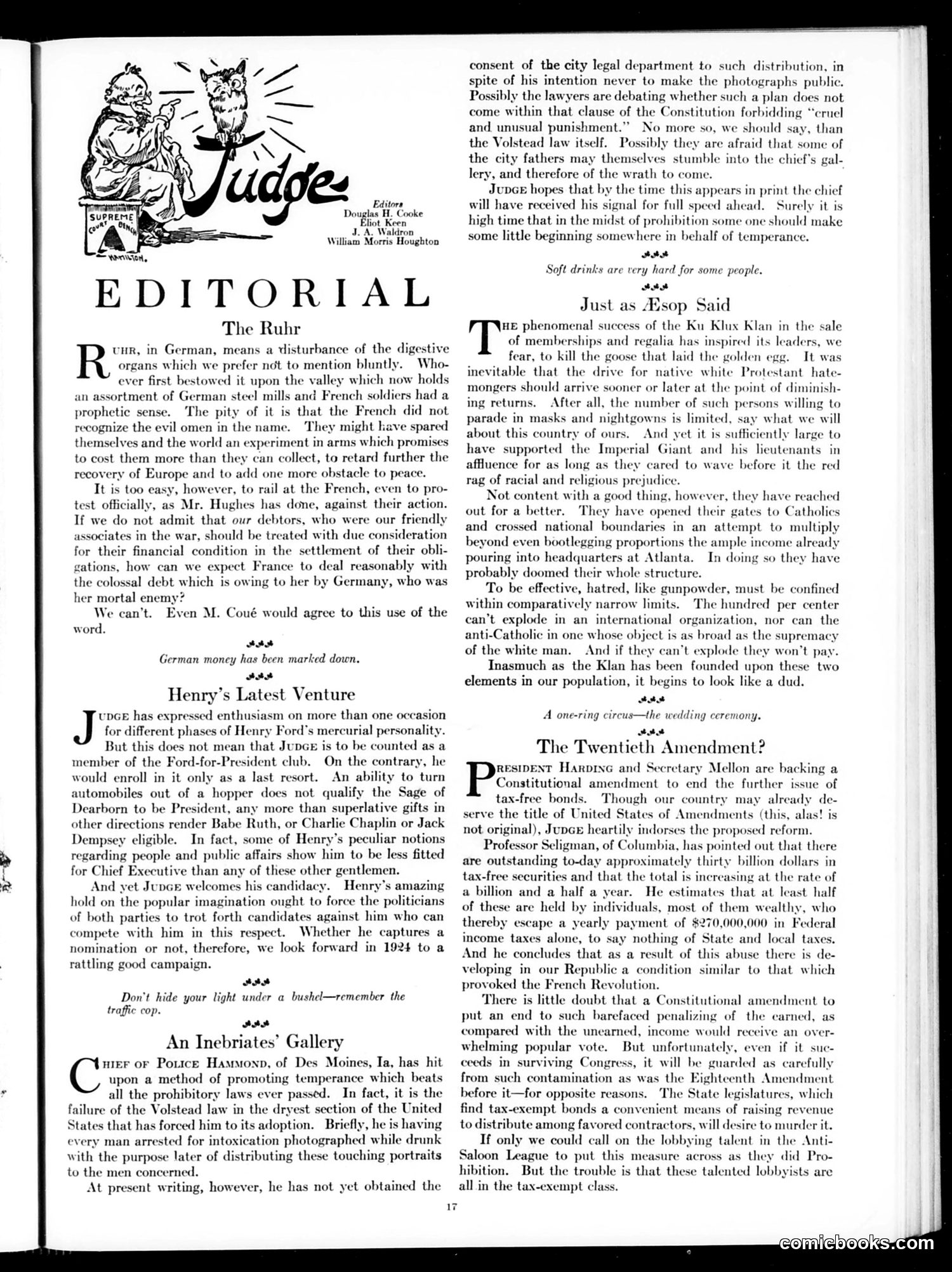 Judge — January 27, 1923 — page 19 of 36