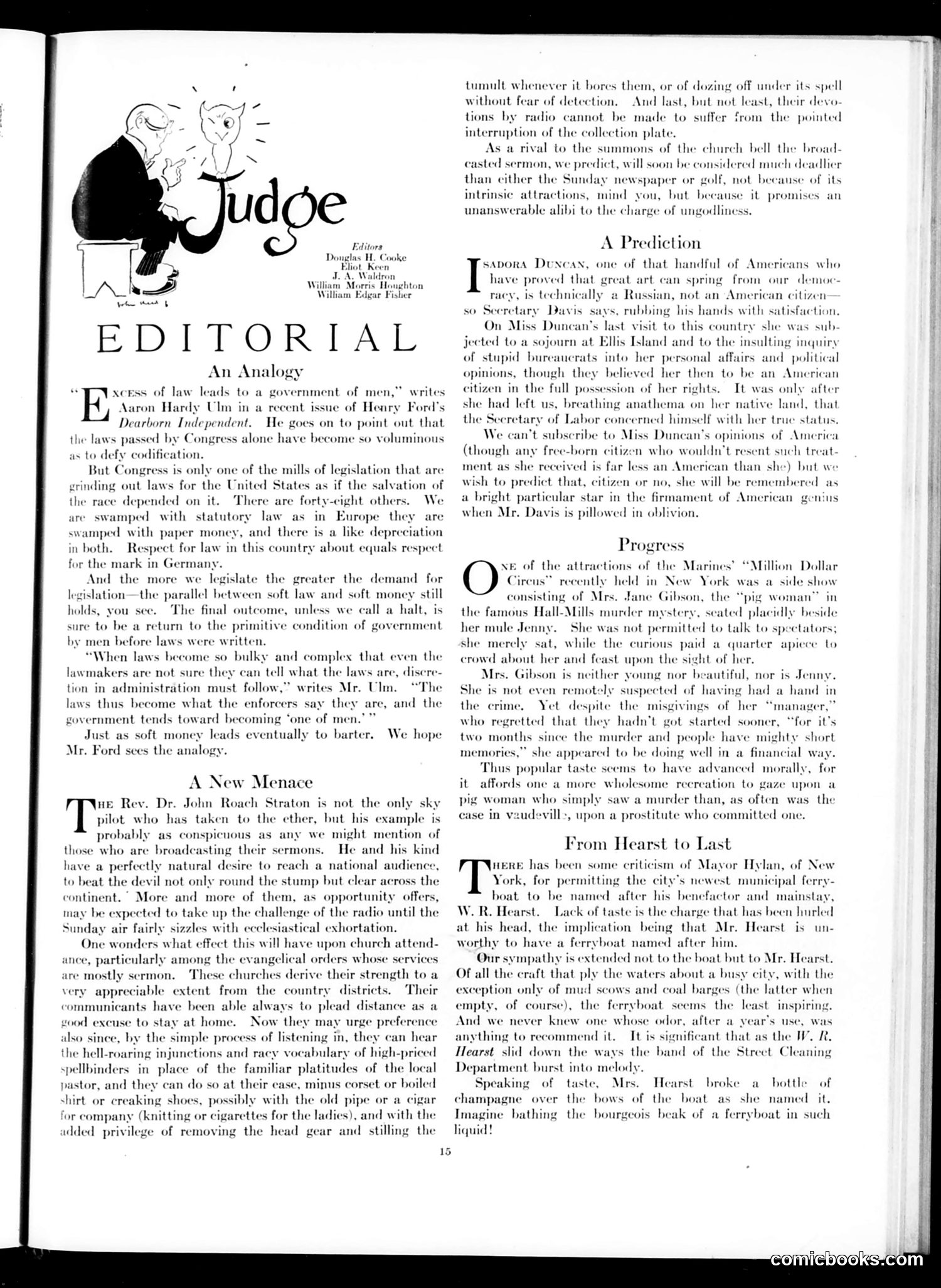 Judge — April 7, 1923 — page 17 of 36