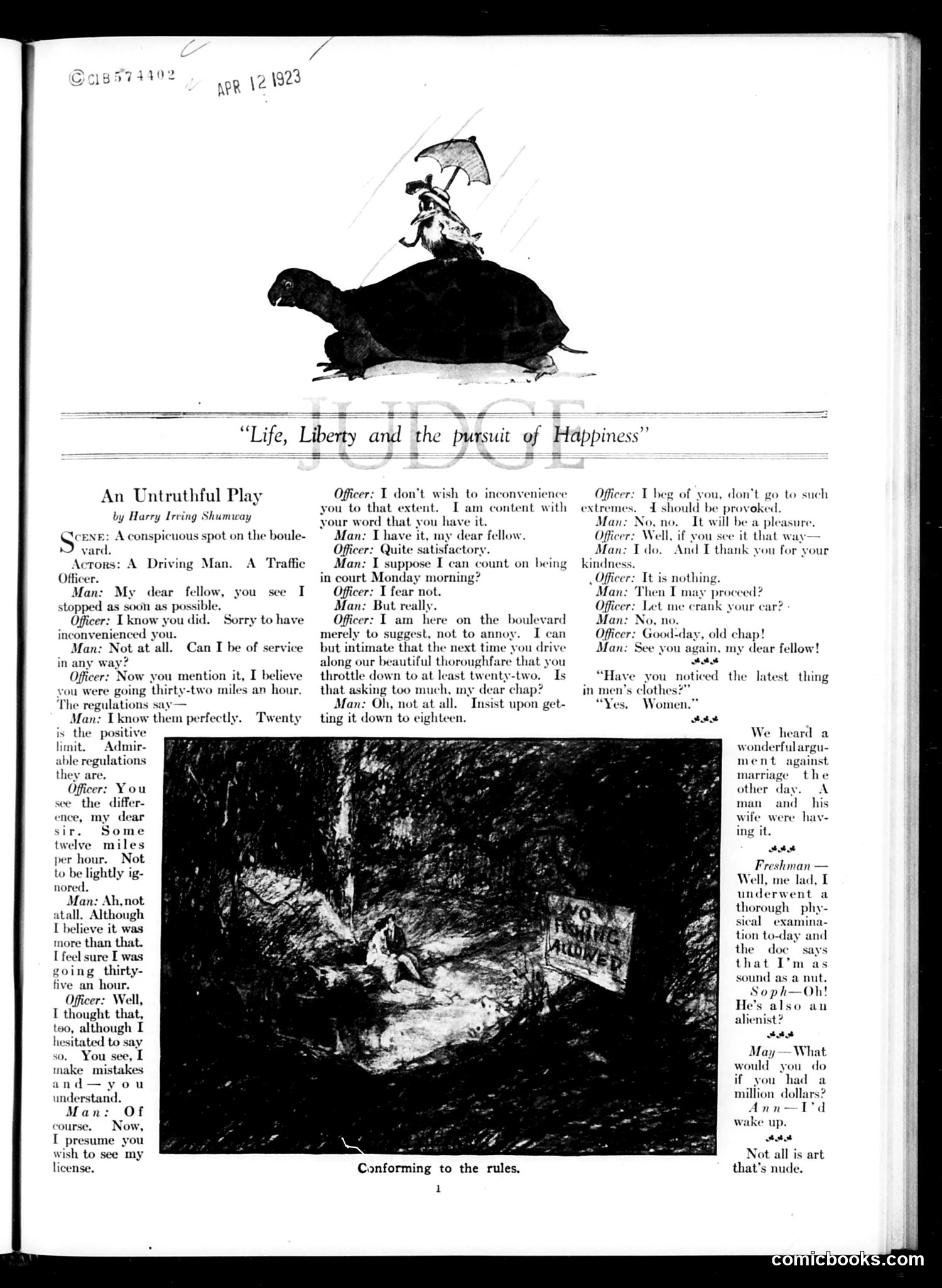 Judge — April 14, 1923 — page 3 of 36