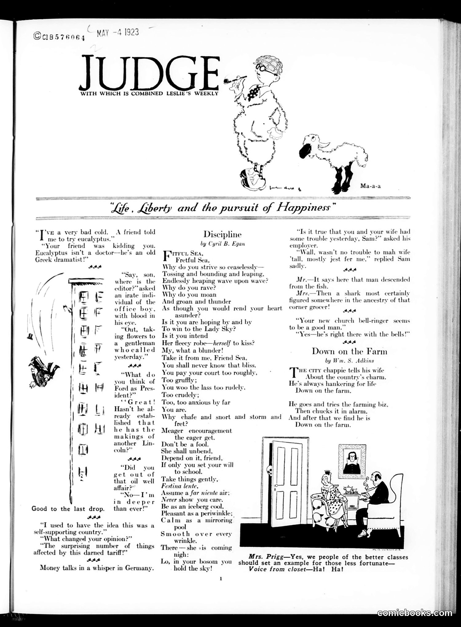 Judge — May 5, 1923 — page 3 of 36
