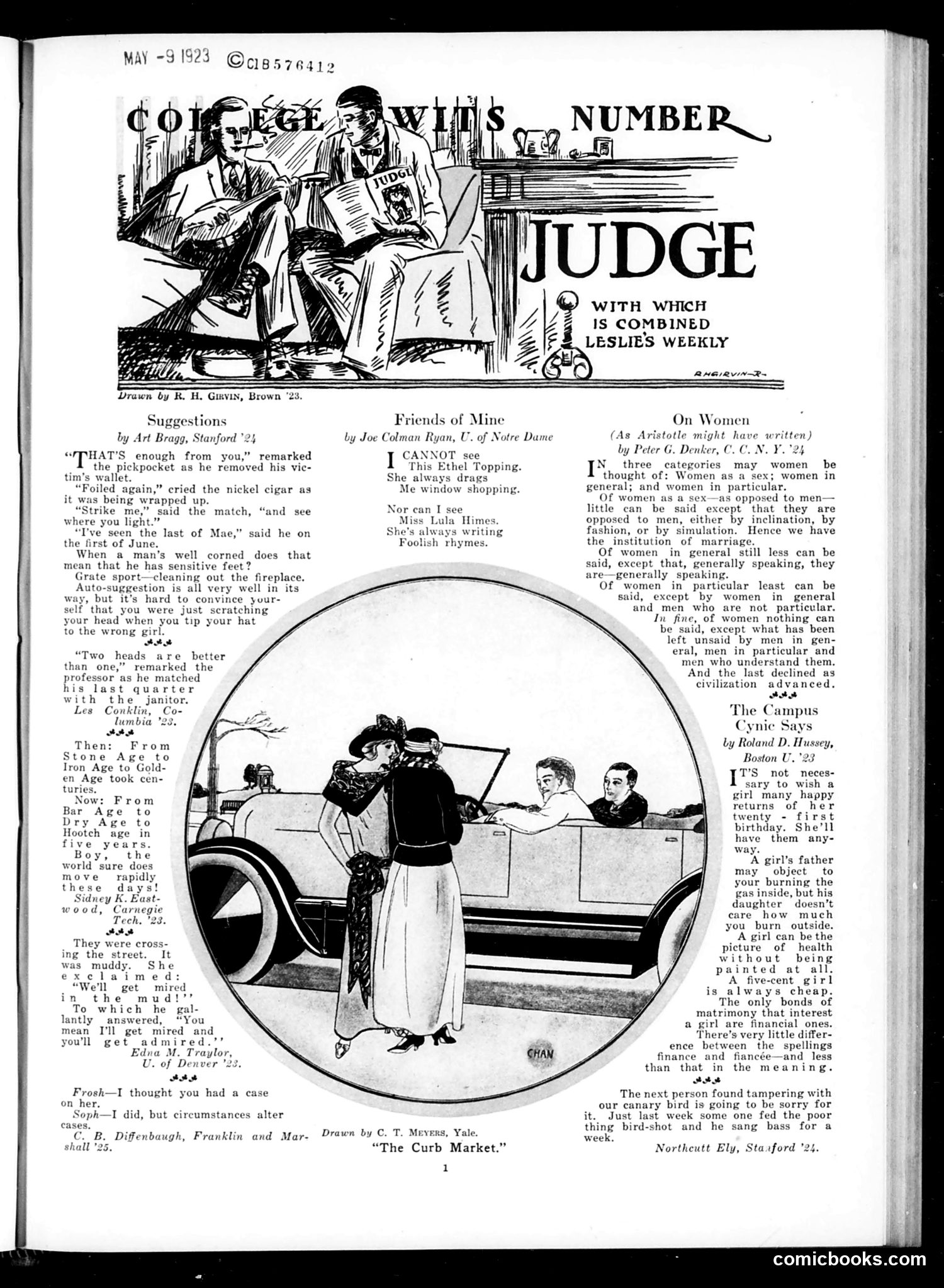 Judge — May 12, 1923 — page 3 of 36
