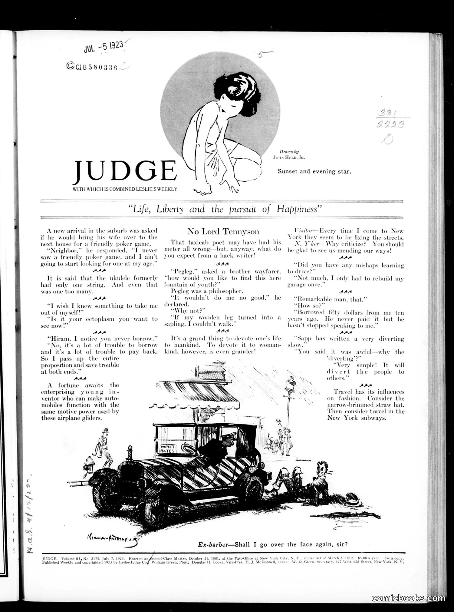 Judge — July 7, 1923 — page 3 of 36