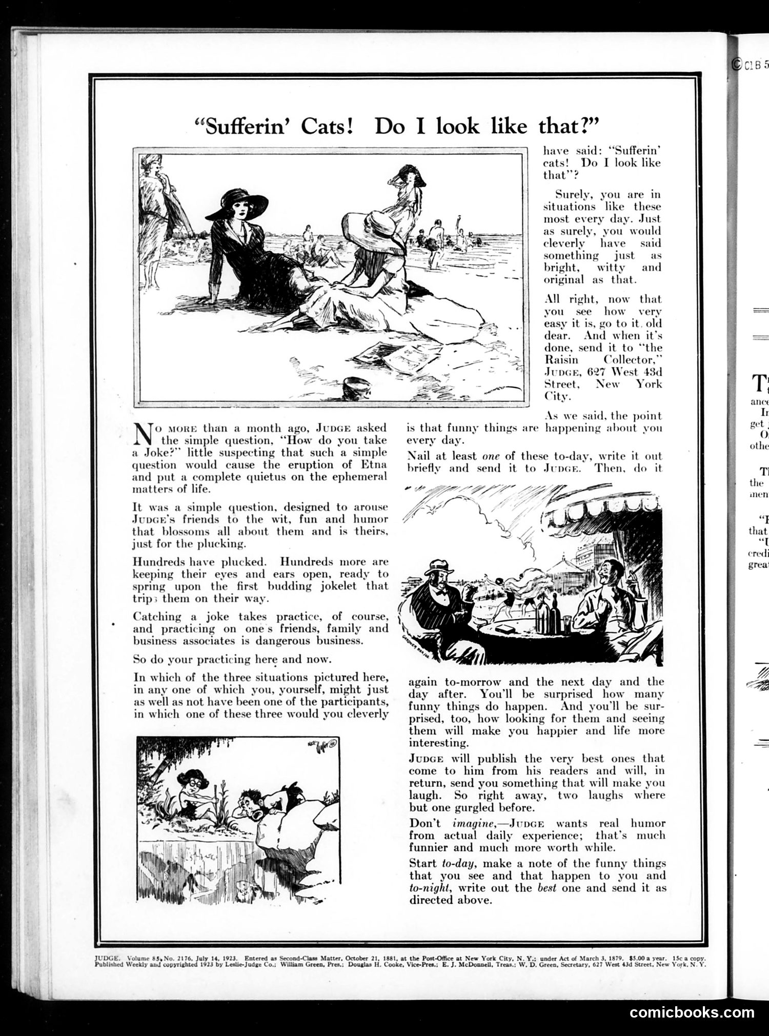 Judge — July 14, 1923 — page 2 of 36