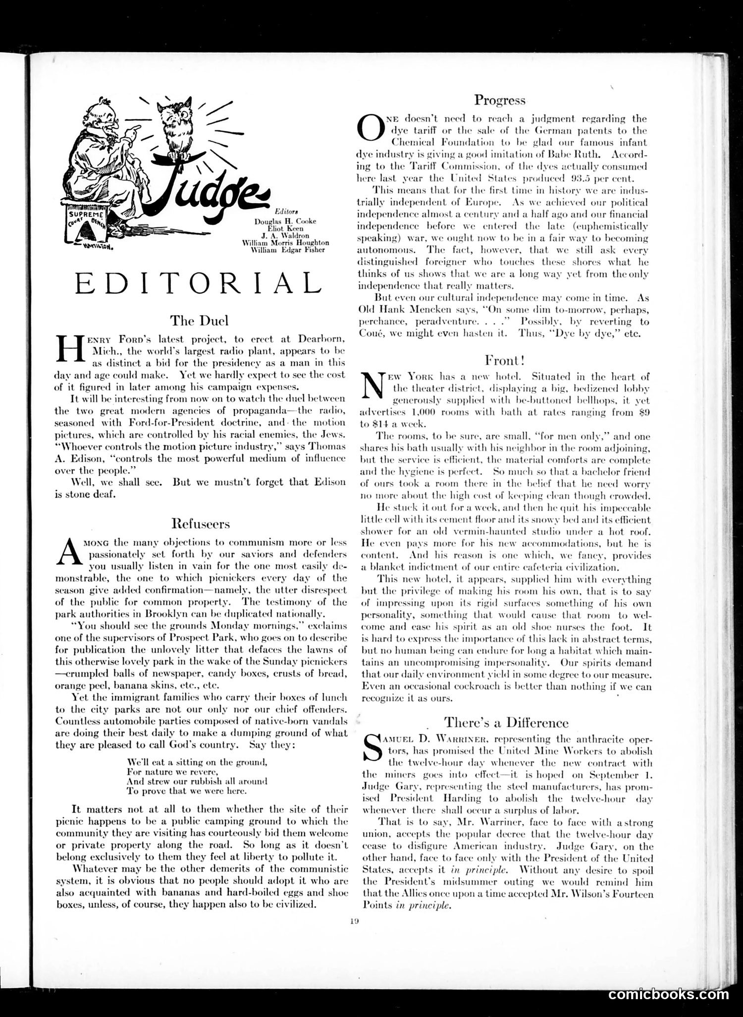 Judge — July 28, 1923 — page 21 of 36