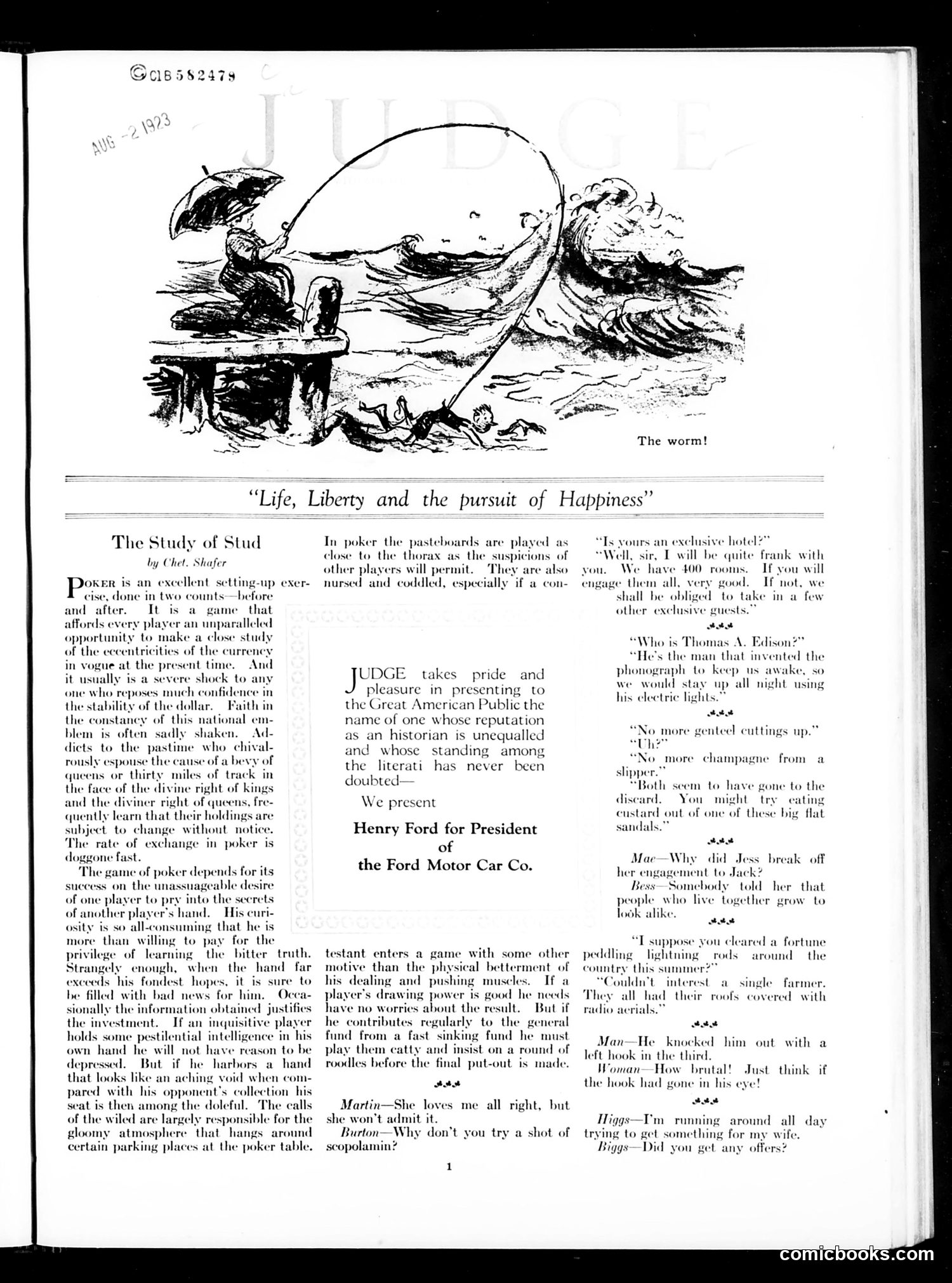 Judge — August 4, 1923 — page 3 of 36